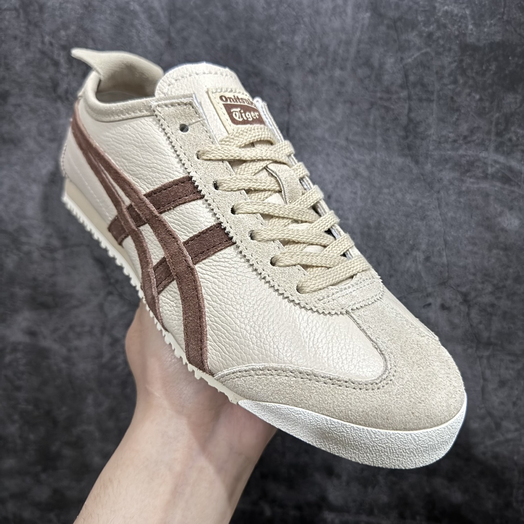 图片[3]-【纯原头层版】Asics Onitsuka Tiger MEXICO 66 亚瑟士鬼冢虎复古经典板鞋n市场王者选手 海外订单工厂出品目前全市场最好的品质没有之一n纯原小羊皮材料 质感柔软度满分n长期生产补货永不断码 超成熟稳定的做工品控 原装全套纸板楦头开发 原汁原味 完美呈现版型私模正确鞋底咬花纹路 一比一鞋头弧度高度鞋身弧度绝不口嗨 细节品控鞋型随意秒杀市面原档咬花纹路私模大底 一个单元有六个三角形总体形拼接呈现花瓣状 官方四联吊牌原装Ortholite轻量化鞋垫 原盒原配 质保卡 说明书 钢印防尘纸 纸板中底带钢印 乳胶组合鞋垫 支持全方位的对比专柜产品从款式颜色造型上体现出追求舒适和细节的完美 鞋类更是推崇手工制作的严谨与完美 融舒适性与可穿性的设计风格 注重细节的完美和别致魅力 既保持稳重 又不失轻松的时尚感  尺码：36 37 37.5 38 39 39.5 40 40.5 41.5 42 42.5 43.5 44 45 编码：NM235260-鞋库