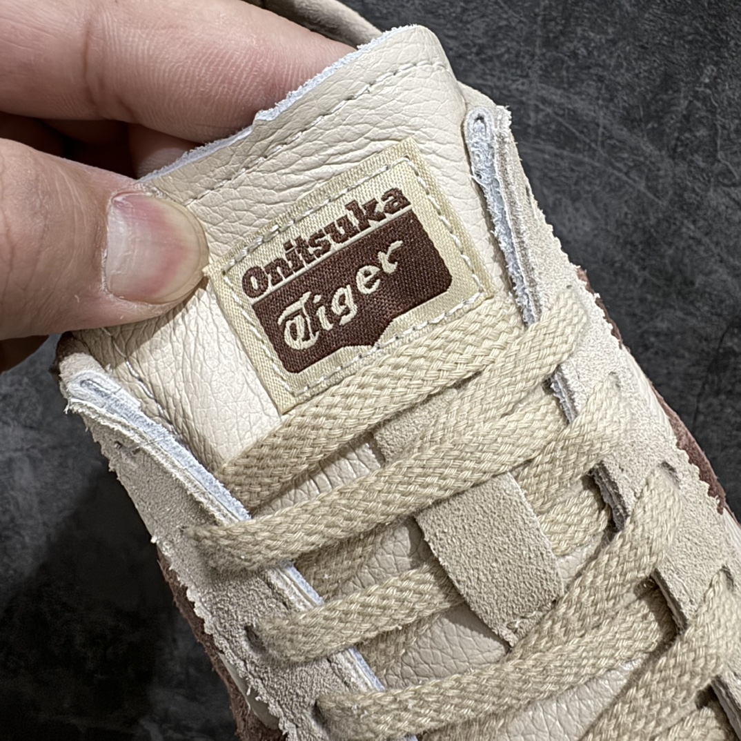 图片[6]-【纯原头层版】Asics Onitsuka Tiger MEXICO 66 亚瑟士鬼冢虎复古经典板鞋n市场王者选手 海外订单工厂出品目前全市场最好的品质没有之一n纯原小羊皮材料 质感柔软度满分n长期生产补货永不断码 超成熟稳定的做工品控 原装全套纸板楦头开发 原汁原味 完美呈现版型私模正确鞋底咬花纹路 一比一鞋头弧度高度鞋身弧度绝不口嗨 细节品控鞋型随意秒杀市面原档咬花纹路私模大底 一个单元有六个三角形总体形拼接呈现花瓣状 官方四联吊牌原装Ortholite轻量化鞋垫 原盒原配 质保卡 说明书 钢印防尘纸 纸板中底带钢印 乳胶组合鞋垫 支持全方位的对比专柜产品从款式颜色造型上体现出追求舒适和细节的完美 鞋类更是推崇手工制作的严谨与完美 融舒适性与可穿性的设计风格 注重细节的完美和别致魅力 既保持稳重 又不失轻松的时尚感  尺码：36 37 37.5 38 39 39.5 40 40.5 41.5 42 42.5 43.5 44 45 编码：NM235260-鞋库