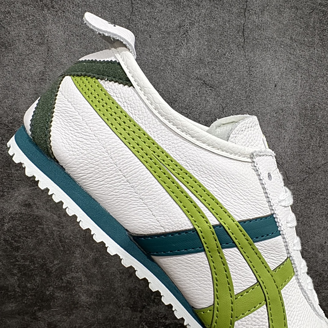 图片[7]-【纯原头层版】Asics Onitsuka Tiger MEXICO 66 亚瑟士鬼冢虎复古经典板鞋n市场王者选手 海外订单工厂出品目前全市场最好的品质没有之一n纯原小羊皮材料 质感柔软度满分n长期生产补货永不断码 超成熟稳定的做工品控 原装全套纸板楦头开发 原汁原味 完美呈现版型私模正确鞋底咬花纹路 一比一鞋头弧度高度鞋身弧度绝不口嗨 细节品控鞋型随意秒杀市面原档咬花纹路私模大底 一个单元有六个三角形总体形拼接呈现花瓣状 官方四联吊牌原装Ortholite轻量化鞋垫 原盒原配 质保卡 说明书 钢印防尘纸 纸板中底带钢印 乳胶组合鞋垫 支持全方位的对比专柜产品从款式颜色造型上体现出追求舒适和细节的完美 鞋类更是推崇手工制作的严谨与完美 融舒适性与可穿性的设计风格 注重细节的完美和别致魅力 既保持稳重 又不失轻松的时尚感  尺码：36 37 37.5 38 39 39.5 40 40.5 41.5 42 42.5 43.5 44 45 编码：NM235260-鞋库