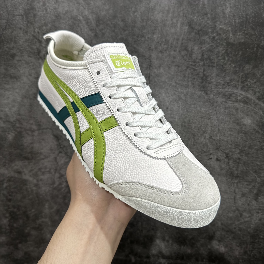 图片[3]-【纯原头层版】Asics Onitsuka Tiger MEXICO 66 亚瑟士鬼冢虎复古经典板鞋n市场王者选手 海外订单工厂出品目前全市场最好的品质没有之一n纯原小羊皮材料 质感柔软度满分n长期生产补货永不断码 超成熟稳定的做工品控 原装全套纸板楦头开发 原汁原味 完美呈现版型私模正确鞋底咬花纹路 一比一鞋头弧度高度鞋身弧度绝不口嗨 细节品控鞋型随意秒杀市面原档咬花纹路私模大底 一个单元有六个三角形总体形拼接呈现花瓣状 官方四联吊牌原装Ortholite轻量化鞋垫 原盒原配 质保卡 说明书 钢印防尘纸 纸板中底带钢印 乳胶组合鞋垫 支持全方位的对比专柜产品从款式颜色造型上体现出追求舒适和细节的完美 鞋类更是推崇手工制作的严谨与完美 融舒适性与可穿性的设计风格 注重细节的完美和别致魅力 既保持稳重 又不失轻松的时尚感  尺码：36 37 37.5 38 39 39.5 40 40.5 41.5 42 42.5 43.5 44 45 编码：NM235260-鞋库