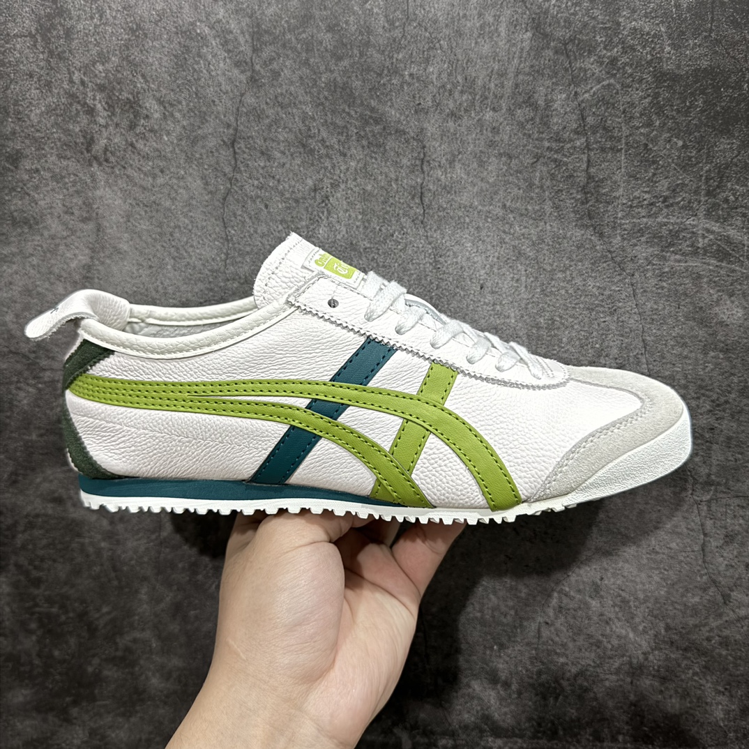 【纯原头层版】Asics Onitsuka Tiger MEXICO 66 亚瑟士鬼冢虎复古经典板鞋n市场王者选手 海外订单工厂出品目前全市场最好的品质没有之一n纯原小羊皮材料 质感柔软度满分n长期生产补货永不断码 超成熟稳定的做工品控 原装全套纸板楦头开发 原汁原味 完美呈现版型私模正确鞋底咬花纹路 一比一鞋头弧度高度鞋身弧度绝不口嗨 细节品控鞋型随意秒杀市面原档咬花纹路私模大底 一个单元有六个三角形总体形拼接呈现花瓣状 官方四联吊牌原装Ortholite轻量化鞋垫 原盒原配 质保卡 说明书 钢印防尘纸 纸板中底带钢印 乳胶组合鞋垫 支持全方位的对比专柜产品从款式颜色造型上体现出追求舒适和细节的完美 鞋类更是推崇手工制作的严谨与完美 融舒适性与可穿性的设计风格 注重细节的完美和别致魅力 既保持稳重 又不失轻松的时尚感  尺码：36 37 37.5 38 39 39.5 40 40.5 41.5 42 42.5 43.5 44 45 编码：NM235260-鞋库