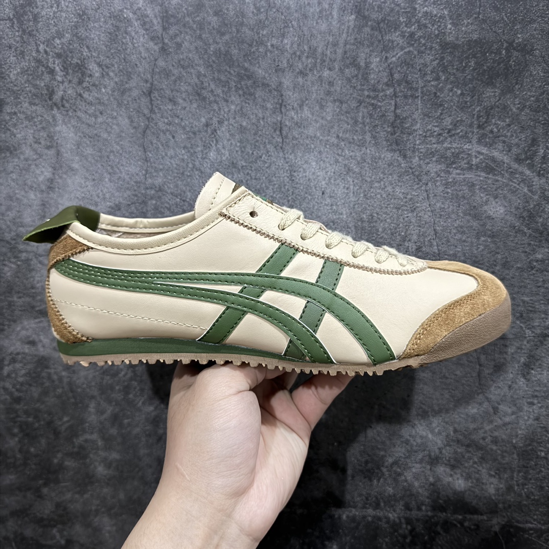 【纯原头层版】Asics Onitsuka Tiger MEXICO 66 亚瑟士鬼冢虎复古经典板鞋n市场王者选手 海外订单工厂出品目前全市场最好的品质没有之一n纯原小羊皮材料 质感柔软度满分n长期生产补货永不断码 超成熟稳定的做工品控 原装全套纸板楦头开发 原汁原味 完美呈现版型私模正确鞋底咬花纹路 一比一鞋头弧度高度鞋身弧度绝不口嗨 细节品控鞋型随意秒杀市面原档咬花纹路私模大底 一个单元有六个三角形总体形拼接呈现花瓣状 官方四联吊牌原装Ortholite轻量化鞋垫 原盒原配 质保卡 说明书 钢印防尘纸 纸板中底带钢印 乳胶组合鞋垫 支持全方位的对比专柜产品从款式颜色造型上体现出追求舒适和细节的完美 鞋类更是推崇手工制作的严谨与完美 融舒适性与可穿性的设计风格 注重细节的完美和别致魅力 既保持稳重 又不失轻松的时尚感  尺码：36 37 37.5 38 39 39.5 40 40.5 41.5 42 42.5 43.5 44 45 编码：NM235260-莆田鞋批发中心