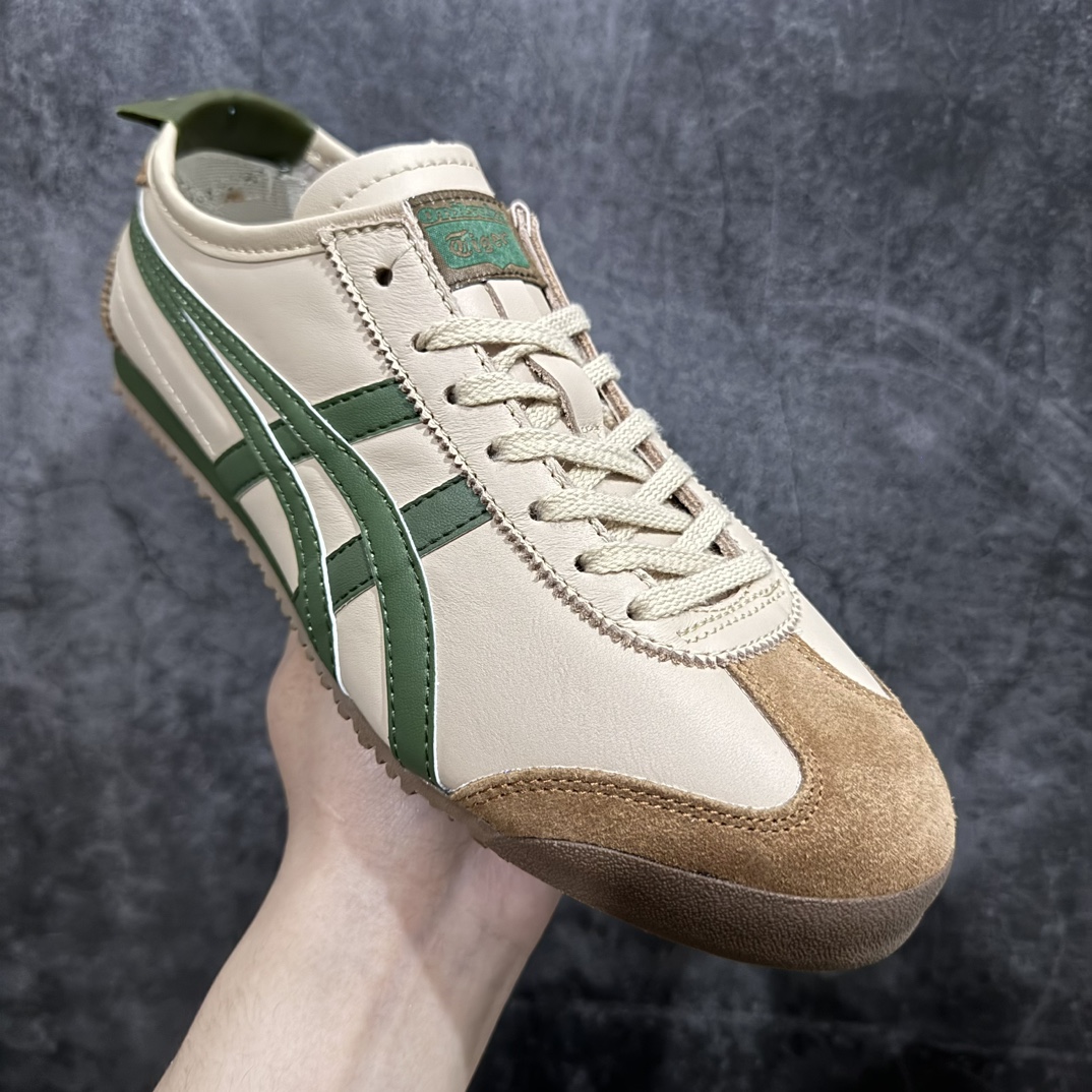 图片[3]-【纯原头层版】Asics Onitsuka Tiger MEXICO 66 亚瑟士鬼冢虎复古经典板鞋n市场王者选手 海外订单工厂出品目前全市场最好的品质没有之一n纯原小羊皮材料 质感柔软度满分n长期生产补货永不断码 超成熟稳定的做工品控 原装全套纸板楦头开发 原汁原味 完美呈现版型私模正确鞋底咬花纹路 一比一鞋头弧度高度鞋身弧度绝不口嗨 细节品控鞋型随意秒杀市面原档咬花纹路私模大底 一个单元有六个三角形总体形拼接呈现花瓣状 官方四联吊牌原装Ortholite轻量化鞋垫 原盒原配 质保卡 说明书 钢印防尘纸 纸板中底带钢印 乳胶组合鞋垫 支持全方位的对比专柜产品从款式颜色造型上体现出追求舒适和细节的完美 鞋类更是推崇手工制作的严谨与完美 融舒适性与可穿性的设计风格 注重细节的完美和别致魅力 既保持稳重 又不失轻松的时尚感  尺码：36 37 37.5 38 39 39.5 40 40.5 41.5 42 42.5 43.5 44 45 编码：NM235260-鞋库