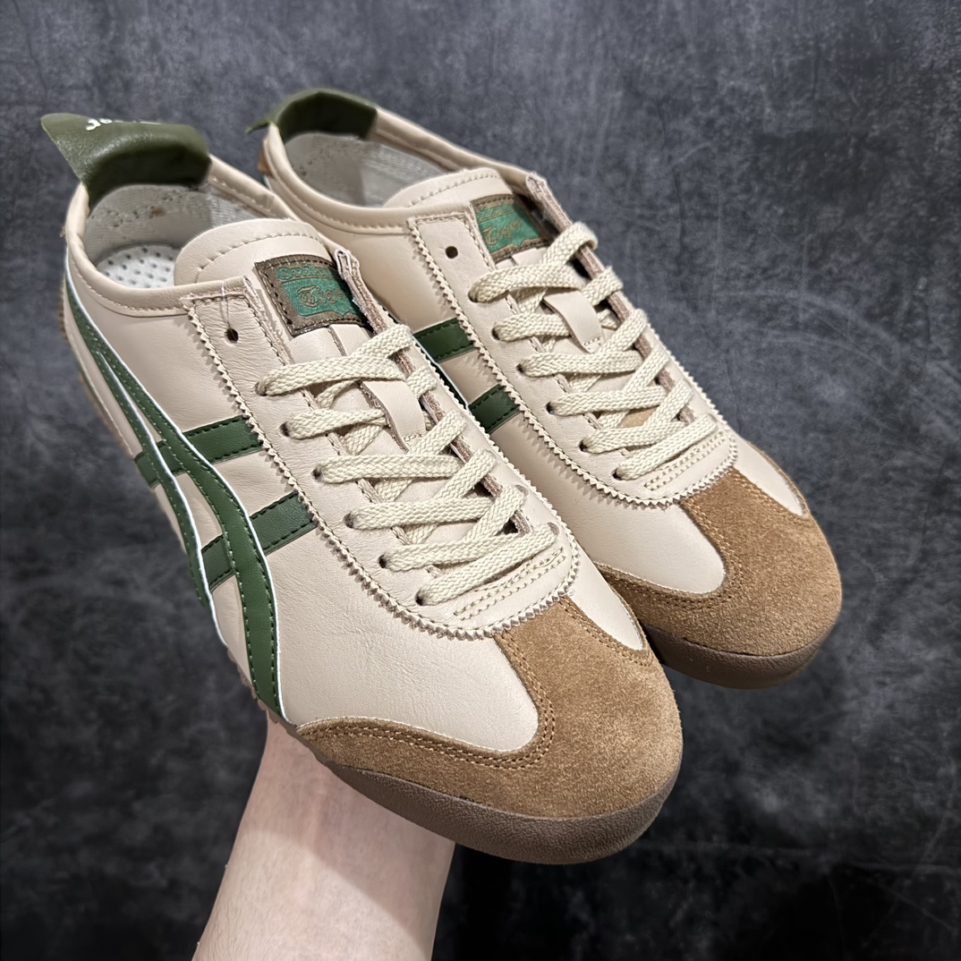 【纯原头层版】Asics Onitsuka Tiger MEXICO 66 亚瑟士鬼冢虎复古经典板鞋n市场王者选手 海外订单工厂出品目前全市场最好的品质没有之一n纯原小羊皮材料 质感柔软度满分n长期生产补货永不断码 超成熟稳定的做工品控 原装全套纸板楦头开发 原汁原味 完美呈现版型私模正确鞋底咬花纹路 一比一鞋头弧度高度鞋身弧度绝不口嗨 细节品控鞋型随意秒杀市面原档咬花纹路私模大底 一个单元有六个三角形总体形拼接呈现花瓣状 官方四联吊牌原装Ortholite轻量化鞋垫 原盒原配 质保卡 说明书 钢印防尘纸 纸板中底带钢印 乳胶组合鞋垫 支持全方位的对比专柜产品从款式颜色造型上体现出追求舒适和细节的完美 鞋类更是推崇手工制作的严谨与完美 融舒适性与可穿性的设计风格 注重细节的完美和别致魅力 既保持稳重 又不失轻松的时尚感  尺码：36 37 37.5 38 39 39.5 40 40.5 41.5 42 42.5 43.5 44 45 编码：NM235260-莆田鞋批发中心