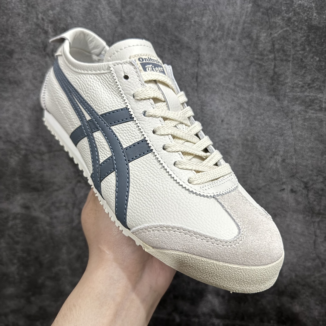 图片[3]-【纯原头层版】Asics Onitsuka Tiger MEXICO 66 亚瑟士鬼冢虎复古经典板鞋n市场王者选手 海外订单工厂出品目前全市场最好的品质没有之一n纯原小羊皮材料 质感柔软度满分n长期生产补货永不断码 超成熟稳定的做工品控 原装全套纸板楦头开发 原汁原味 完美呈现版型私模正确鞋底咬花纹路 一比一鞋头弧度高度鞋身弧度绝不口嗨 细节品控鞋型随意秒杀市面原档咬花纹路私模大底 一个单元有六个三角形总体形拼接呈现花瓣状 官方四联吊牌原装Ortholite轻量化鞋垫 原盒原配 质保卡 说明书 钢印防尘纸 纸板中底带钢印 乳胶组合鞋垫 支持全方位的对比专柜产品从款式颜色造型上体现出追求舒适和细节的完美 鞋类更是推崇手工制作的严谨与完美 融舒适性与可穿性的设计风格 注重细节的完美和别致魅力 既保持稳重 又不失轻松的时尚感  尺码：36 37 37.5 38 39 39.5 40 40.5 41.5 42 42.5 43.5 44 45 编码：NM235260-鞋库