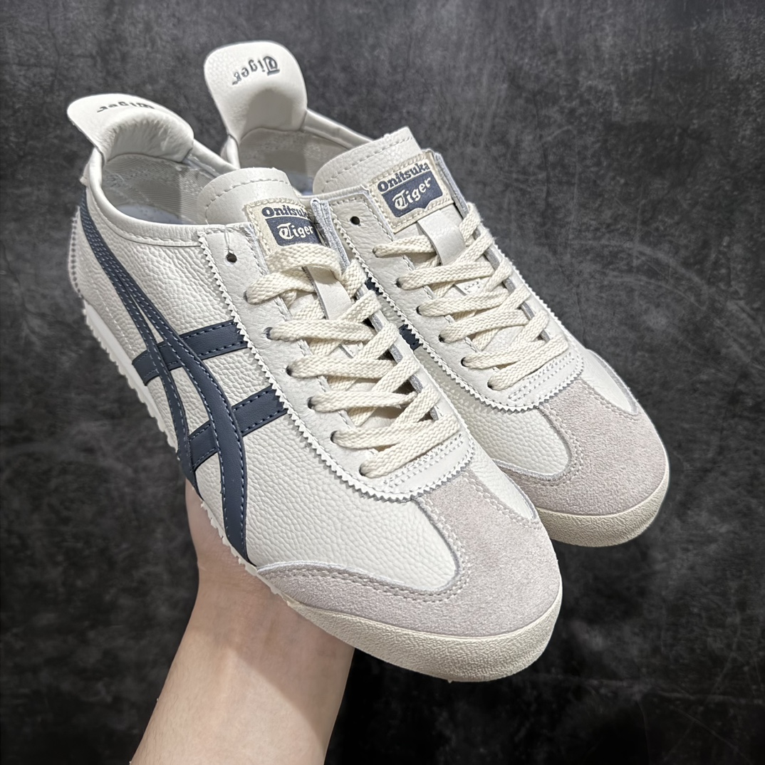 【纯原头层版】Asics Onitsuka Tiger MEXICO 66 亚瑟士鬼冢虎复古经典板鞋n市场王者选手 海外订单工厂出品目前全市场最好的品质没有之一n纯原小羊皮材料 质感柔软度满分n长期生产补货永不断码 超成熟稳定的做工品控 原装全套纸板楦头开发 原汁原味 完美呈现版型私模正确鞋底咬花纹路 一比一鞋头弧度高度鞋身弧度绝不口嗨 细节品控鞋型随意秒杀市面原档咬花纹路私模大底 一个单元有六个三角形总体形拼接呈现花瓣状 官方四联吊牌原装Ortholite轻量化鞋垫 原盒原配 质保卡 说明书 钢印防尘纸 纸板中底带钢印 乳胶组合鞋垫 支持全方位的对比专柜产品从款式颜色造型上体现出追求舒适和细节的完美 鞋类更是推崇手工制作的严谨与完美 融舒适性与可穿性的设计风格 注重细节的完美和别致魅力 既保持稳重 又不失轻松的时尚感  尺码：36 37 37.5 38 39 39.5 40 40.5 41.5 42 42.5 43.5 44 45 编码：NM235260-莆田鞋批发中心