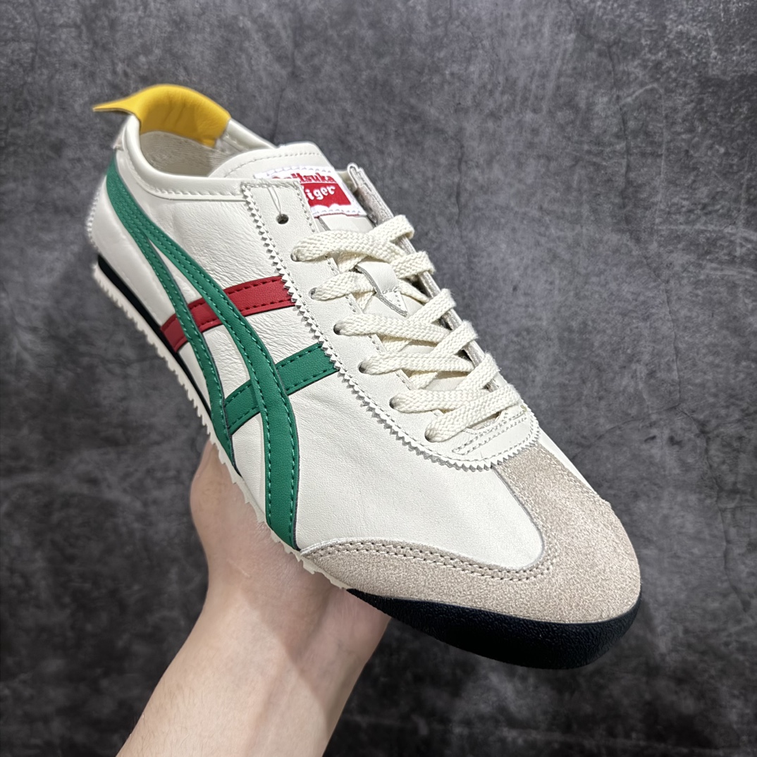 图片[3]-【纯原头层版】Asics Onitsuka Tiger MEXICO 66 亚瑟士鬼冢虎复古经典板鞋n市场王者选手 海外订单工厂出品目前全市场最好的品质没有之一n纯原小羊皮材料 质感柔软度满分n长期生产补货永不断码 超成熟稳定的做工品控 原装全套纸板楦头开发 原汁原味 完美呈现版型私模正确鞋底咬花纹路 一比一鞋头弧度高度鞋身弧度绝不口嗨 细节品控鞋型随意秒杀市面原档咬花纹路私模大底 一个单元有六个三角形总体形拼接呈现花瓣状 官方四联吊牌原装Ortholite轻量化鞋垫 原盒原配 质保卡 说明书 钢印防尘纸 纸板中底带钢印 乳胶组合鞋垫 支持全方位的对比专柜产品从款式颜色造型上体现出追求舒适和细节的完美 鞋类更是推崇手工制作的严谨与完美 融舒适性与可穿性的设计风格 注重细节的完美和别致魅力 既保持稳重 又不失轻松的时尚感  尺码：36 37 37.5 38 39 39.5 40 40.5 41.5 42 42.5 43.5 44 45 编码：NM235260-莆田鞋批发中心