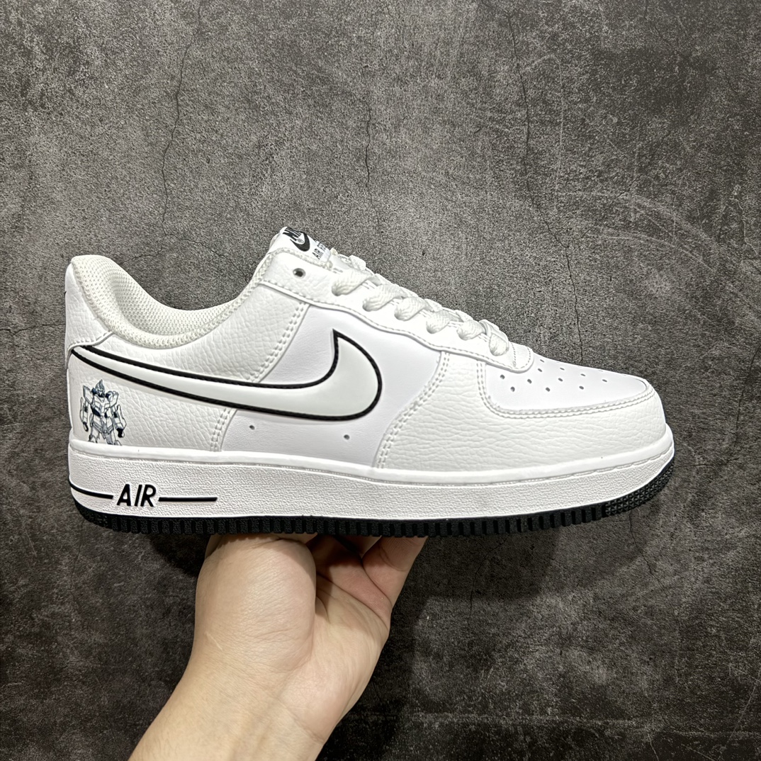 【公司级】官方爆款定制 公司级 Nike Air Force 1 Low \’07 高达主题 经典黑白低帮空军一号休闲板鞋n3M反光 定制皮料 原楦原纸板 纯正版型 原装鞋盒 清洁度完美 内置全掌气垫货号：KK1256-657Size：36 36.5 37.5 38 38.5 39 40 40.5 41 42 42.5 43 44 44.5 45 编码：HXS250260-莆田鞋批发中心