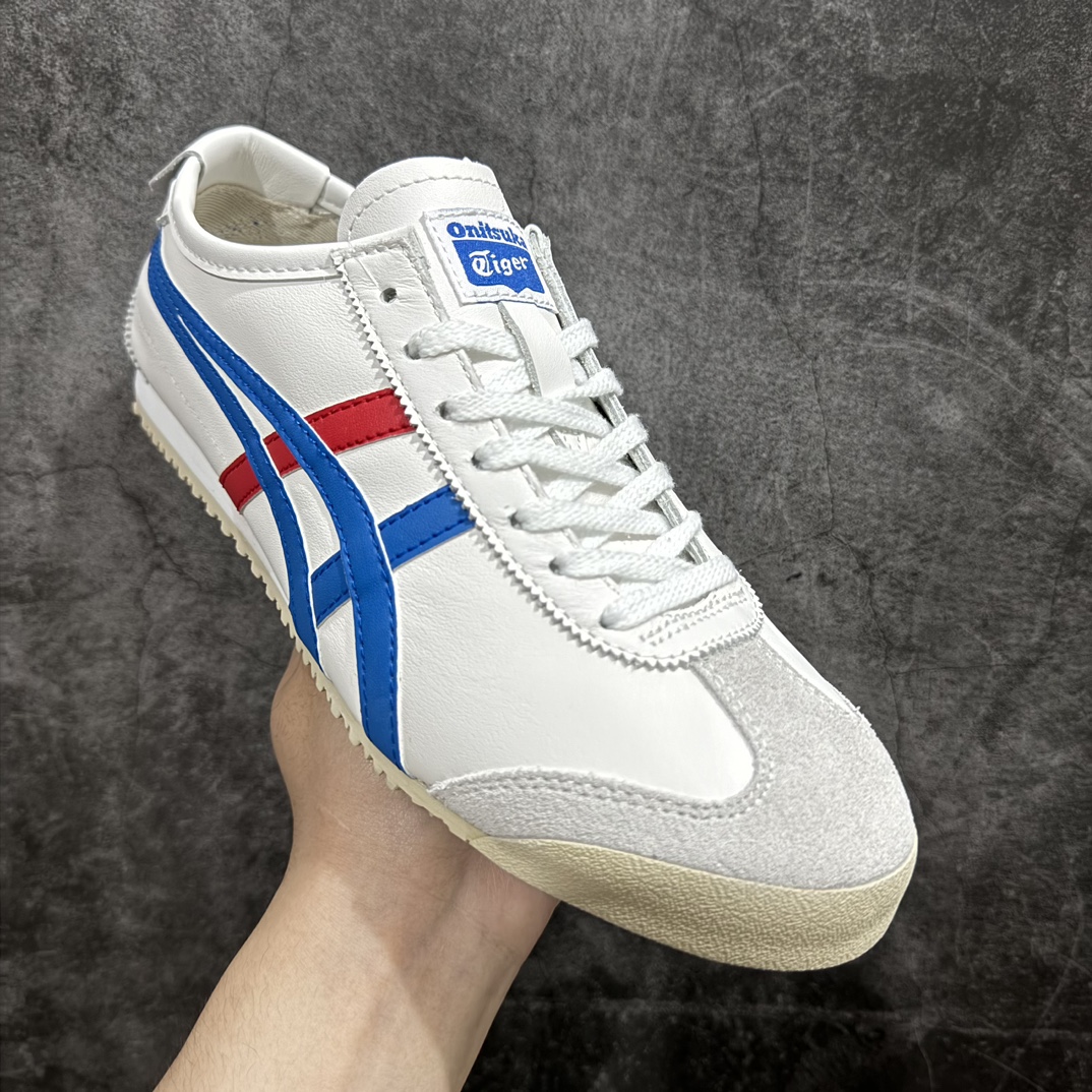 图片[3]-【纯原头层版】Asics Onitsuka Tiger MEXICO 66 亚瑟士鬼冢虎复古经典板鞋n市场王者选手 海外订单工厂出品目前全市场最好的品质没有之一n纯原小羊皮材料 质感柔软度满分n长期生产补货永不断码 超成熟稳定的做工品控 原装全套纸板楦头开发 原汁原味 完美呈现版型私模正确鞋底咬花纹路 一比一鞋头弧度高度鞋身弧度绝不口嗨 细节品控鞋型随意秒杀市面原档咬花纹路私模大底 一个单元有六个三角形总体形拼接呈现花瓣状 官方四联吊牌原装Ortholite轻量化鞋垫 原盒原配 质保卡 说明书 钢印防尘纸 纸板中底带钢印 乳胶组合鞋垫 支持全方位的对比专柜产品从款式颜色造型上体现出追求舒适和细节的完美 鞋类更是推崇手工制作的严谨与完美 融舒适性与可穿性的设计风格 注重细节的完美和别致魅力 既保持稳重 又不失轻松的时尚感  尺码：36 37 37.5 38 39 39.5 40 40.5 41.5 42 42.5 43.5 44 45 编码：NM235260-莆田鞋批发中心