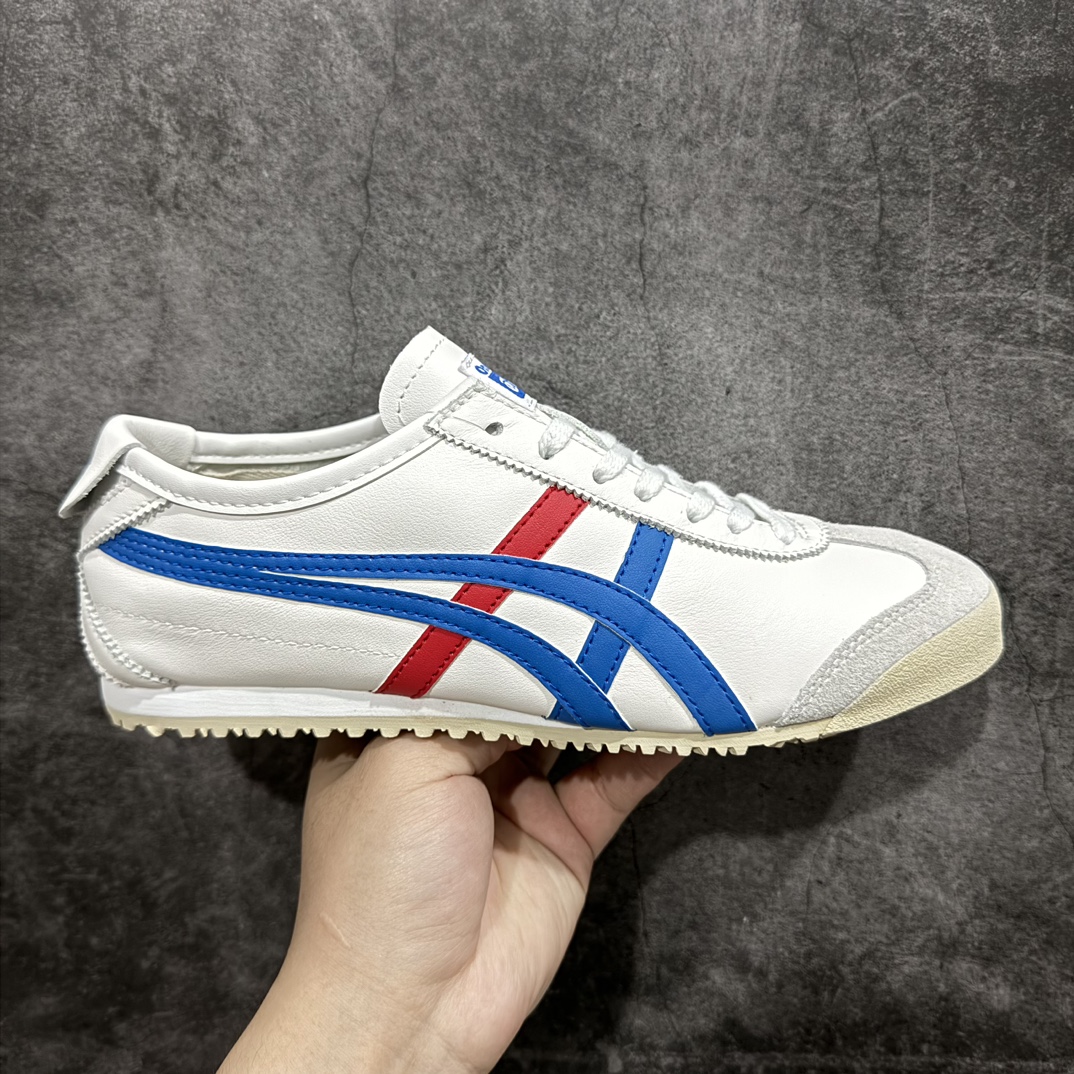 【纯原头层版】Asics Onitsuka Tiger MEXICO 66 亚瑟士鬼冢虎复古经典板鞋n市场王者选手 海外订单工厂出品目前全市场最好的品质没有之一n纯原小羊皮材料 质感柔软度满分n长期生产补货永不断码 超成熟稳定的做工品控 原装全套纸板楦头开发 原汁原味 完美呈现版型私模正确鞋底咬花纹路 一比一鞋头弧度高度鞋身弧度绝不口嗨 细节品控鞋型随意秒杀市面原档咬花纹路私模大底 一个单元有六个三角形总体形拼接呈现花瓣状 官方四联吊牌原装Ortholite轻量化鞋垫 原盒原配 质保卡 说明书 钢印防尘纸 纸板中底带钢印 乳胶组合鞋垫 支持全方位的对比专柜产品从款式颜色造型上体现出追求舒适和细节的完美 鞋类更是推崇手工制作的严谨与完美 融舒适性与可穿性的设计风格 注重细节的完美和别致魅力 既保持稳重 又不失轻松的时尚感  尺码：36 37 37.5 38 39 39.5 40 40.5 41.5 42 42.5 43.5 44 45 编码：NM235260-鞋库