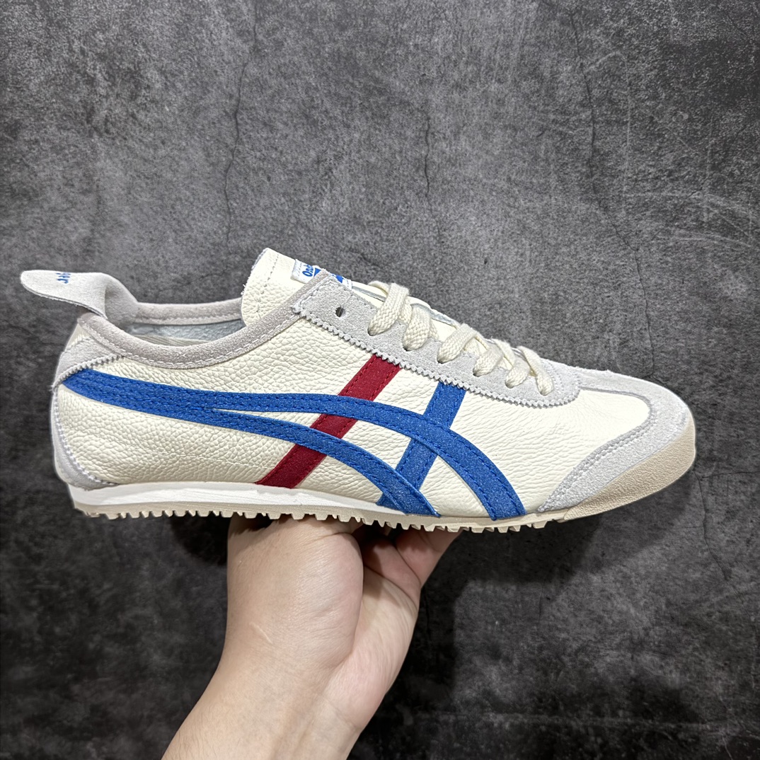 【纯原头层版】Asics Onitsuka Tiger MEXICO 66 亚瑟士鬼冢虎复古经典板鞋n市场王者选手 海外订单工厂出品目前全市场最好的品质没有之一n纯原小羊皮材料 质感柔软度满分n长期生产补货永不断码 超成熟稳定的做工品控 原装全套纸板楦头开发 原汁原味 完美呈现版型私模正确鞋底咬花纹路 一比一鞋头弧度高度鞋身弧度绝不口嗨 细节品控鞋型随意秒杀市面原档咬花纹路私模大底 一个单元有六个三角形总体形拼接呈现花瓣状 官方四联吊牌原装Ortholite轻量化鞋垫 原盒原配 质保卡 说明书 钢印防尘纸 纸板中底带钢印 乳胶组合鞋垫 支持全方位的对比专柜产品从款式颜色造型上体现出追求舒适和细节的完美 鞋类更是推崇手工制作的严谨与完美 融舒适性与可穿性的设计风格 注重细节的完美和别致魅力 既保持稳重 又不失轻松的时尚感  尺码：36 37 37.5 38 39 39.5 40 40.5 41.5 42 42.5 43.5 44 45 编码：NM235260-鞋库