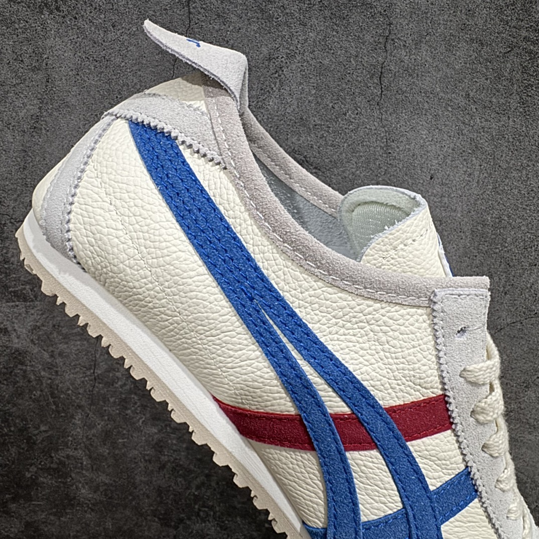 图片[7]-【纯原头层版】Asics Onitsuka Tiger MEXICO 66 亚瑟士鬼冢虎复古经典板鞋n市场王者选手 海外订单工厂出品目前全市场最好的品质没有之一n纯原小羊皮材料 质感柔软度满分n长期生产补货永不断码 超成熟稳定的做工品控 原装全套纸板楦头开发 原汁原味 完美呈现版型私模正确鞋底咬花纹路 一比一鞋头弧度高度鞋身弧度绝不口嗨 细节品控鞋型随意秒杀市面原档咬花纹路私模大底 一个单元有六个三角形总体形拼接呈现花瓣状 官方四联吊牌原装Ortholite轻量化鞋垫 原盒原配 质保卡 说明书 钢印防尘纸 纸板中底带钢印 乳胶组合鞋垫 支持全方位的对比专柜产品从款式颜色造型上体现出追求舒适和细节的完美 鞋类更是推崇手工制作的严谨与完美 融舒适性与可穿性的设计风格 注重细节的完美和别致魅力 既保持稳重 又不失轻松的时尚感  尺码：36 37 37.5 38 39 39.5 40 40.5 41.5 42 42.5 43.5 44 45 编码：NM235260-鞋库