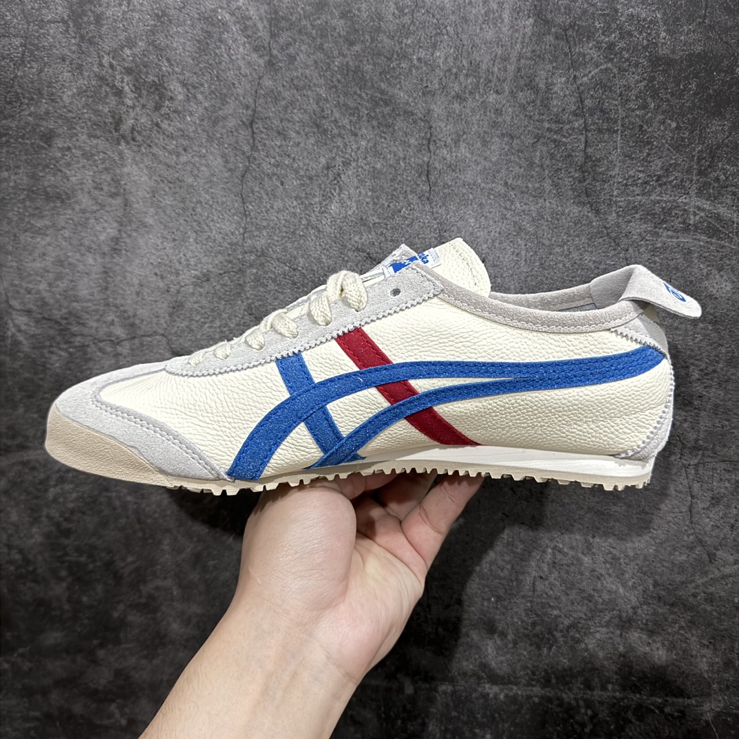 图片[2]-【纯原头层版】Asics Onitsuka Tiger MEXICO 66 亚瑟士鬼冢虎复古经典板鞋n市场王者选手 海外订单工厂出品目前全市场最好的品质没有之一n纯原小羊皮材料 质感柔软度满分n长期生产补货永不断码 超成熟稳定的做工品控 原装全套纸板楦头开发 原汁原味 完美呈现版型私模正确鞋底咬花纹路 一比一鞋头弧度高度鞋身弧度绝不口嗨 细节品控鞋型随意秒杀市面原档咬花纹路私模大底 一个单元有六个三角形总体形拼接呈现花瓣状 官方四联吊牌原装Ortholite轻量化鞋垫 原盒原配 质保卡 说明书 钢印防尘纸 纸板中底带钢印 乳胶组合鞋垫 支持全方位的对比专柜产品从款式颜色造型上体现出追求舒适和细节的完美 鞋类更是推崇手工制作的严谨与完美 融舒适性与可穿性的设计风格 注重细节的完美和别致魅力 既保持稳重 又不失轻松的时尚感  尺码：36 37 37.5 38 39 39.5 40 40.5 41.5 42 42.5 43.5 44 45 编码：NM235260-鞋库