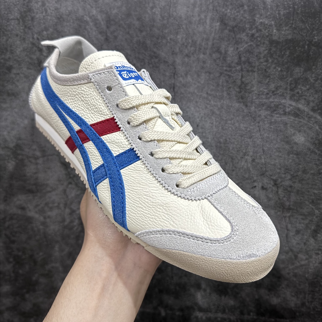 图片[3]-【纯原头层版】Asics Onitsuka Tiger MEXICO 66 亚瑟士鬼冢虎复古经典板鞋n市场王者选手 海外订单工厂出品目前全市场最好的品质没有之一n纯原小羊皮材料 质感柔软度满分n长期生产补货永不断码 超成熟稳定的做工品控 原装全套纸板楦头开发 原汁原味 完美呈现版型私模正确鞋底咬花纹路 一比一鞋头弧度高度鞋身弧度绝不口嗨 细节品控鞋型随意秒杀市面原档咬花纹路私模大底 一个单元有六个三角形总体形拼接呈现花瓣状 官方四联吊牌原装Ortholite轻量化鞋垫 原盒原配 质保卡 说明书 钢印防尘纸 纸板中底带钢印 乳胶组合鞋垫 支持全方位的对比专柜产品从款式颜色造型上体现出追求舒适和细节的完美 鞋类更是推崇手工制作的严谨与完美 融舒适性与可穿性的设计风格 注重细节的完美和别致魅力 既保持稳重 又不失轻松的时尚感  尺码：36 37 37.5 38 39 39.5 40 40.5 41.5 42 42.5 43.5 44 45 编码：NM235260-鞋库