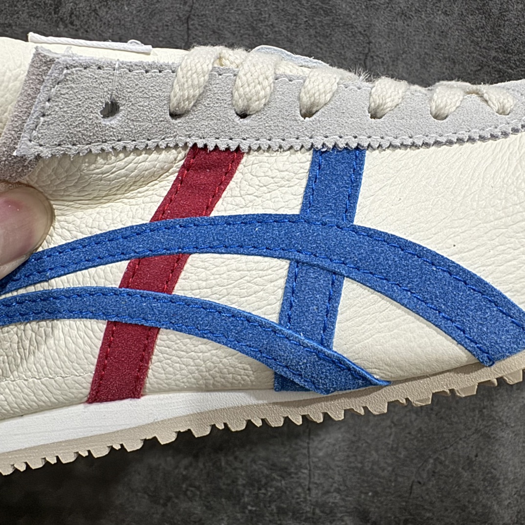 图片[4]-【纯原头层版】Asics Onitsuka Tiger MEXICO 66 亚瑟士鬼冢虎复古经典板鞋 市场王者选手 海外订单工厂出品 目前全市场最好的品质没有之一 纯原小羊皮材料 质感柔软度满分 长期生产补货永不断码 超成熟稳定的做工品控 原装全套纸板楦头开发 原汁原味 完美呈现版型 私模正确鞋底咬花纹路 一比一鞋头弧度高度鞋身弧度 绝不口嗨 细节品控鞋型随意秒杀市面 原档咬花纹路私模大底 一个单元有六个三角形 总体形拼接呈现花瓣状 官方四联吊牌 原装Ortholite轻量化鞋垫 原盒原配 质保卡 说明书 钢印防尘纸 纸板中底带钢印 乳胶组合鞋垫 支持全方位的对比专柜 产品从款式颜色造型上体现出追求舒适和细节的完美 鞋类更是推崇手工制作的严谨与完美 融舒适性与可穿性的设计风格 注重细节的完美和别致魅力 既保持稳重 又不失轻松的时尚感 尺码：36 37 37.5 38 39 39.5 40 40.5 41.5 42 42.5 43.5 44 45-选品中心