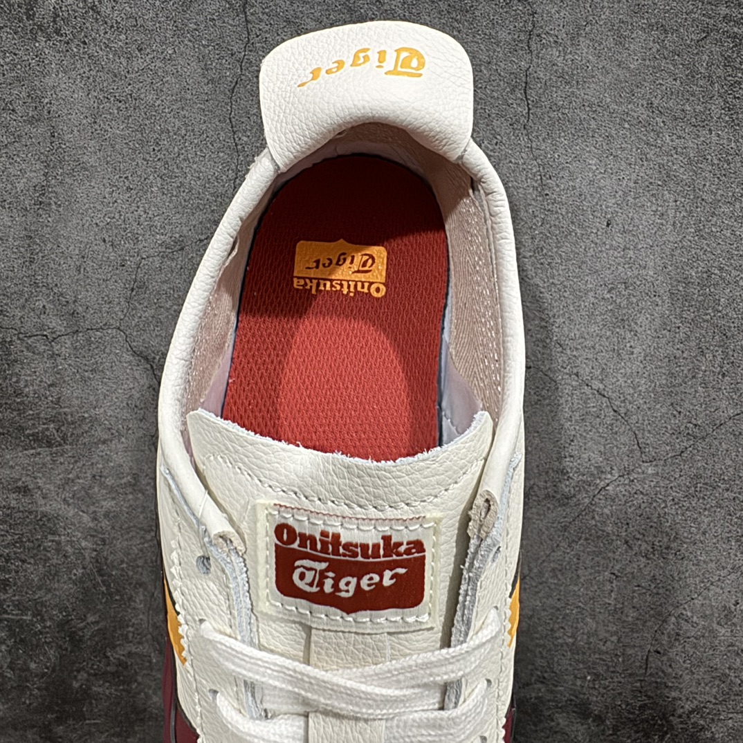 图片[8]-【纯原头层版】Asics Onitsuka Tiger MEXICO 66 亚瑟士鬼冢虎复古经典板鞋n市场王者选手 海外订单工厂出品目前全市场最好的品质没有之一n纯原小羊皮材料 质感柔软度满分n长期生产补货永不断码 超成熟稳定的做工品控 原装全套纸板楦头开发 原汁原味 完美呈现版型私模正确鞋底咬花纹路 一比一鞋头弧度高度鞋身弧度绝不口嗨 细节品控鞋型随意秒杀市面原档咬花纹路私模大底 一个单元有六个三角形总体形拼接呈现花瓣状 官方四联吊牌原装Ortholite轻量化鞋垫 原盒原配 质保卡 说明书 钢印防尘纸 纸板中底带钢印 乳胶组合鞋垫 支持全方位的对比专柜产品从款式颜色造型上体现出追求舒适和细节的完美 鞋类更是推崇手工制作的严谨与完美 融舒适性与可穿性的设计风格 注重细节的完美和别致魅力 既保持稳重 又不失轻松的时尚感  尺码：36 37 37.5 38 39 39.5 40 40.5 41.5 42 42.5 43.5 44 45 编码：NM235260-莆田鞋批发中心