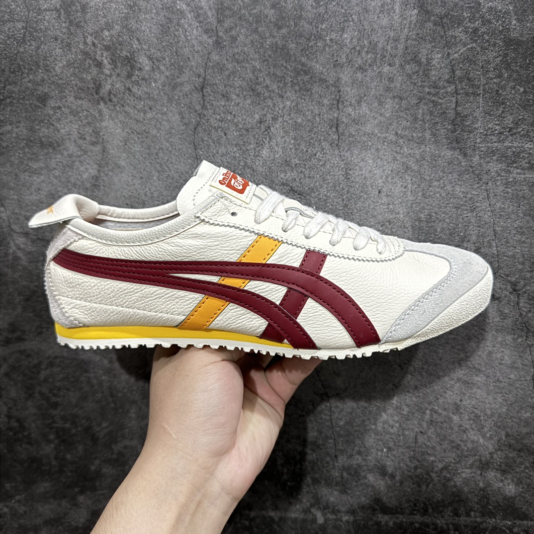 【纯原头层版】Asics Onitsuka Tiger MEXICO 66 亚瑟士鬼冢虎复古经典板鞋n市场王者选手 海外订单工厂出品目前全市场最好的品质没有之一n纯原小羊皮材料 质感柔软度满分n长期生产补货永不断码 超成熟稳定的做工品控 原装全套纸板楦头开发 原汁原味 完美呈现版型私模正确鞋底咬花纹路 一比一鞋头弧度高度鞋身弧度绝不口嗨 细节品控鞋型随意秒杀市面原档咬花纹路私模大底 一个单元有六个三角形总体形拼接呈现花瓣状 官方四联吊牌原装Ortholite轻量化鞋垫 原盒原配 质保卡 说明书 钢印防尘纸 纸板中底带钢印 乳胶组合鞋垫 支持全方位的对比专柜产品从款式颜色造型上体现出追求舒适和细节的完美 鞋类更是推崇手工制作的严谨与完美 融舒适性与可穿性的设计风格 注重细节的完美和别致魅力 既保持稳重 又不失轻松的时尚感  尺码：36 37 37.5 38 39 39.5 40 40.5 41.5 42 42.5 43.5 44 45 编码：NM235260-鞋库