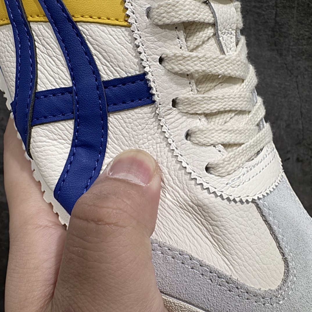 图片[5]-【纯原头层版】Asics Onitsuka Tiger MEXICO 66 亚瑟士鬼冢虎复古经典板鞋n市场王者选手 海外订单工厂出品目前全市场最好的品质没有之一n纯原小羊皮材料 质感柔软度满分n长期生产补货永不断码 超成熟稳定的做工品控 原装全套纸板楦头开发 原汁原味 完美呈现版型私模正确鞋底咬花纹路 一比一鞋头弧度高度鞋身弧度绝不口嗨 细节品控鞋型随意秒杀市面原档咬花纹路私模大底 一个单元有六个三角形总体形拼接呈现花瓣状 官方四联吊牌原装Ortholite轻量化鞋垫 原盒原配 质保卡 说明书 钢印防尘纸 纸板中底带钢印 乳胶组合鞋垫 支持全方位的对比专柜产品从款式颜色造型上体现出追求舒适和细节的完美 鞋类更是推崇手工制作的严谨与完美 融舒适性与可穿性的设计风格 注重细节的完美和别致魅力 既保持稳重 又不失轻松的时尚感  尺码：36 37 37.5 38 39 39.5 40 40.5 41.5 42 42.5 43.5 44 45 编码：NM235260-鞋库