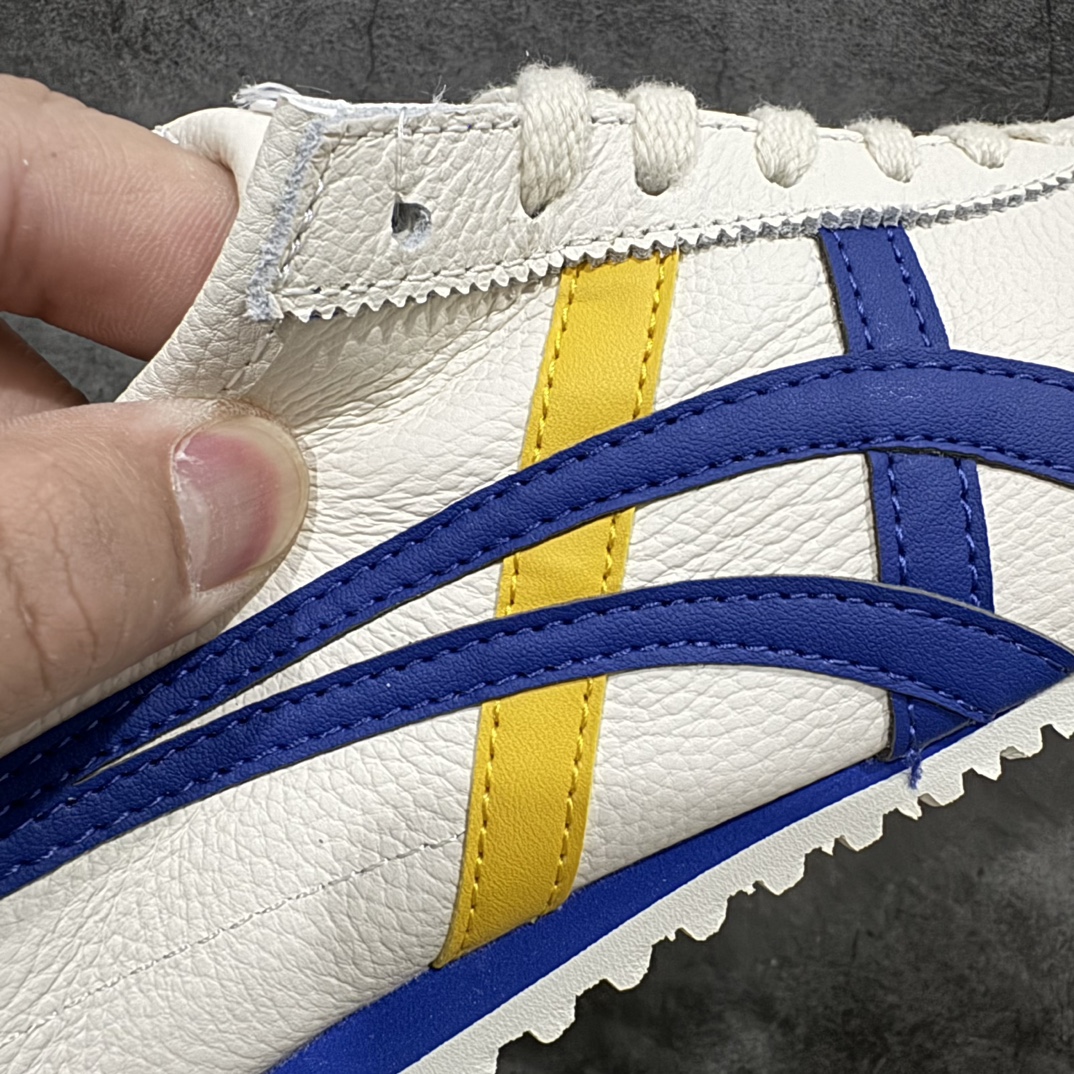 图片[4]-【纯原头层版】Asics Onitsuka Tiger MEXICO 66 亚瑟士鬼冢虎复古经典板鞋n市场王者选手 海外订单工厂出品目前全市场最好的品质没有之一n纯原小羊皮材料 质感柔软度满分n长期生产补货永不断码 超成熟稳定的做工品控 原装全套纸板楦头开发 原汁原味 完美呈现版型私模正确鞋底咬花纹路 一比一鞋头弧度高度鞋身弧度绝不口嗨 细节品控鞋型随意秒杀市面原档咬花纹路私模大底 一个单元有六个三角形总体形拼接呈现花瓣状 官方四联吊牌原装Ortholite轻量化鞋垫 原盒原配 质保卡 说明书 钢印防尘纸 纸板中底带钢印 乳胶组合鞋垫 支持全方位的对比专柜产品从款式颜色造型上体现出追求舒适和细节的完美 鞋类更是推崇手工制作的严谨与完美 融舒适性与可穿性的设计风格 注重细节的完美和别致魅力 既保持稳重 又不失轻松的时尚感  尺码：36 37 37.5 38 39 39.5 40 40.5 41.5 42 42.5 43.5 44 45 编码：NM235260-鞋库