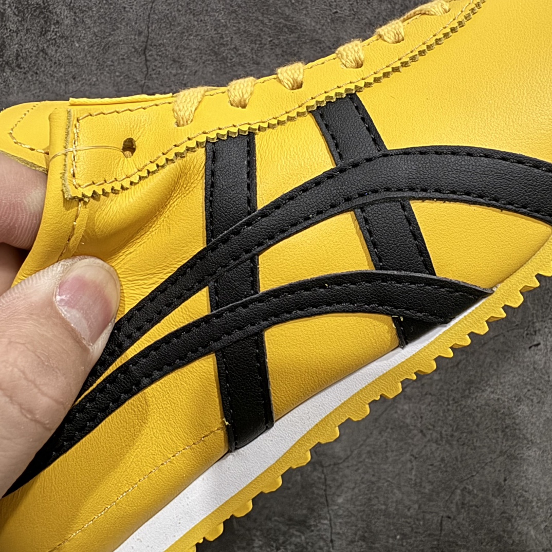 图片[4]-【纯原头层版】Asics Onitsuka Tiger MEXICO 66 亚瑟士鬼冢虎复古经典板鞋n市场王者选手 海外订单工厂出品目前全市场最好的品质没有之一n纯原小羊皮材料 质感柔软度满分n长期生产补货永不断码 超成熟稳定的做工品控 原装全套纸板楦头开发 原汁原味 完美呈现版型私模正确鞋底咬花纹路 一比一鞋头弧度高度鞋身弧度绝不口嗨 细节品控鞋型随意秒杀市面原档咬花纹路私模大底 一个单元有六个三角形总体形拼接呈现花瓣状 官方四联吊牌原装Ortholite轻量化鞋垫 原盒原配 质保卡 说明书 钢印防尘纸 纸板中底带钢印 乳胶组合鞋垫 支持全方位的对比专柜产品从款式颜色造型上体现出追求舒适和细节的完美 鞋类更是推崇手工制作的严谨与完美 融舒适性与可穿性的设计风格 注重细节的完美和别致魅力 既保持稳重 又不失轻松的时尚感  尺码：36 37 37.5 38 39 39.5 40 40.5 41.5 42 42.5 43.5 44 45 编码：NM235260-鞋库