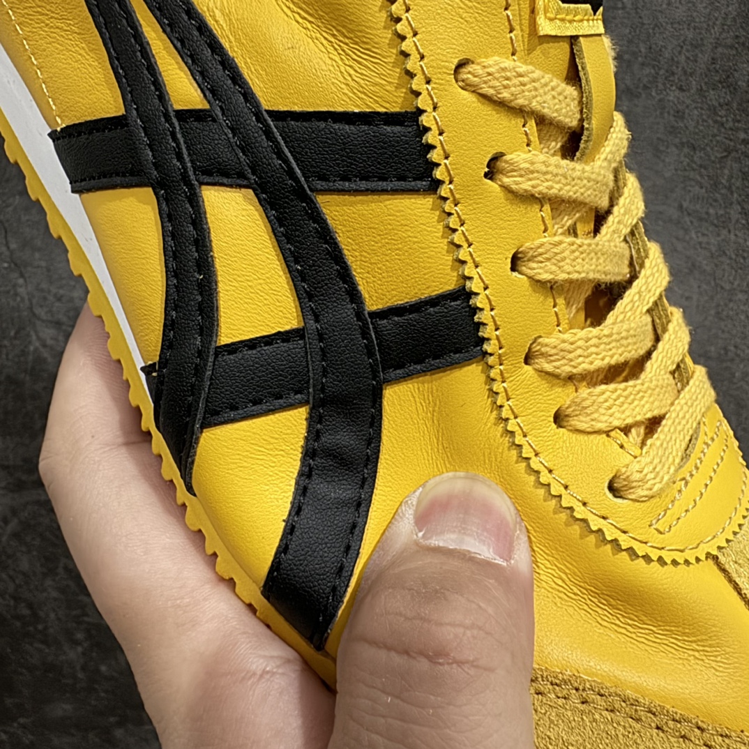 图片[5]-【纯原头层版】Asics Onitsuka Tiger MEXICO 66 亚瑟士鬼冢虎复古经典板鞋n市场王者选手 海外订单工厂出品目前全市场最好的品质没有之一n纯原小羊皮材料 质感柔软度满分n长期生产补货永不断码 超成熟稳定的做工品控 原装全套纸板楦头开发 原汁原味 完美呈现版型私模正确鞋底咬花纹路 一比一鞋头弧度高度鞋身弧度绝不口嗨 细节品控鞋型随意秒杀市面原档咬花纹路私模大底 一个单元有六个三角形总体形拼接呈现花瓣状 官方四联吊牌原装Ortholite轻量化鞋垫 原盒原配 质保卡 说明书 钢印防尘纸 纸板中底带钢印 乳胶组合鞋垫 支持全方位的对比专柜产品从款式颜色造型上体现出追求舒适和细节的完美 鞋类更是推崇手工制作的严谨与完美 融舒适性与可穿性的设计风格 注重细节的完美和别致魅力 既保持稳重 又不失轻松的时尚感  尺码：36 37 37.5 38 39 39.5 40 40.5 41.5 42 42.5 43.5 44 45 编码：NM235260-鞋库