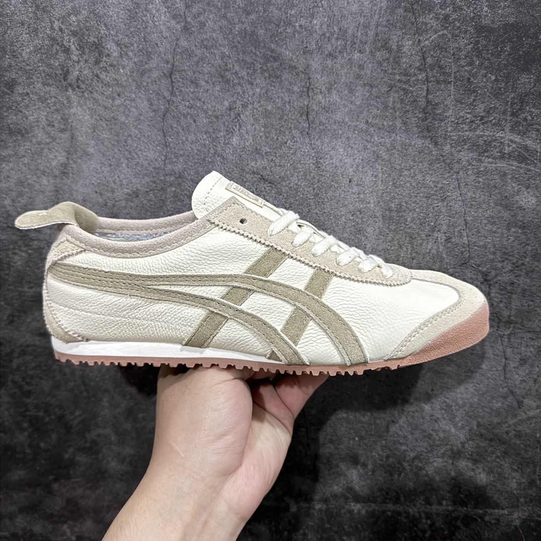 【纯原头层版】Asics Onitsuka Tiger MEXICO 66 亚瑟士鬼冢虎复古经典板鞋n市场王者选手 海外订单工厂出品目前全市场最好的品质没有之一n纯原小羊皮材料 质感柔软度满分n长期生产补货永不断码 超成熟稳定的做工品控 原装全套纸板楦头开发 原汁原味 完美呈现版型私模正确鞋底咬花纹路 一比一鞋头弧度高度鞋身弧度绝不口嗨 细节品控鞋型随意秒杀市面原档咬花纹路私模大底 一个单元有六个三角形总体形拼接呈现花瓣状 官方四联吊牌原装Ortholite轻量化鞋垫 原盒原配 质保卡 说明书 钢印防尘纸 纸板中底带钢印 乳胶组合鞋垫 支持全方位的对比专柜产品从款式颜色造型上体现出追求舒适和细节的完美 鞋类更是推崇手工制作的严谨与完美 融舒适性与可穿性的设计风格 注重细节的完美和别致魅力 既保持稳重 又不失轻松的时尚感  尺码：36 37 37.5 38 39 39.5 40 40.5 41.5 42 42.5 43.5 44 45 编码：NM235260-莆田鞋批发中心