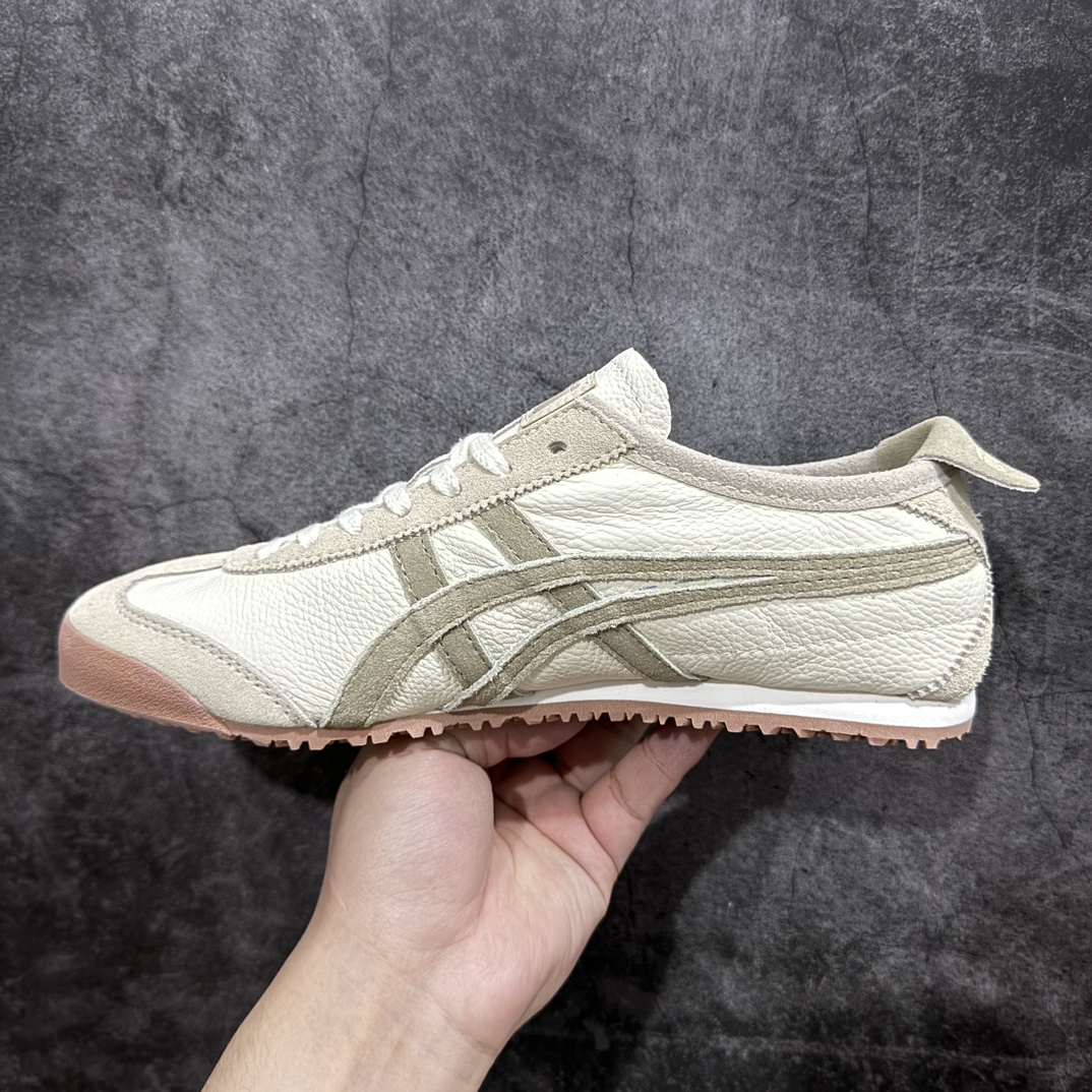 图片[2]-【纯原头层版】Asics Onitsuka Tiger MEXICO 66 亚瑟士鬼冢虎复古经典板鞋n市场王者选手 海外订单工厂出品目前全市场最好的品质没有之一n纯原小羊皮材料 质感柔软度满分n长期生产补货永不断码 超成熟稳定的做工品控 原装全套纸板楦头开发 原汁原味 完美呈现版型私模正确鞋底咬花纹路 一比一鞋头弧度高度鞋身弧度绝不口嗨 细节品控鞋型随意秒杀市面原档咬花纹路私模大底 一个单元有六个三角形总体形拼接呈现花瓣状 官方四联吊牌原装Ortholite轻量化鞋垫 原盒原配 质保卡 说明书 钢印防尘纸 纸板中底带钢印 乳胶组合鞋垫 支持全方位的对比专柜产品从款式颜色造型上体现出追求舒适和细节的完美 鞋类更是推崇手工制作的严谨与完美 融舒适性与可穿性的设计风格 注重细节的完美和别致魅力 既保持稳重 又不失轻松的时尚感  尺码：36 37 37.5 38 39 39.5 40 40.5 41.5 42 42.5 43.5 44 45 编码：NM235260-莆田鞋批发中心