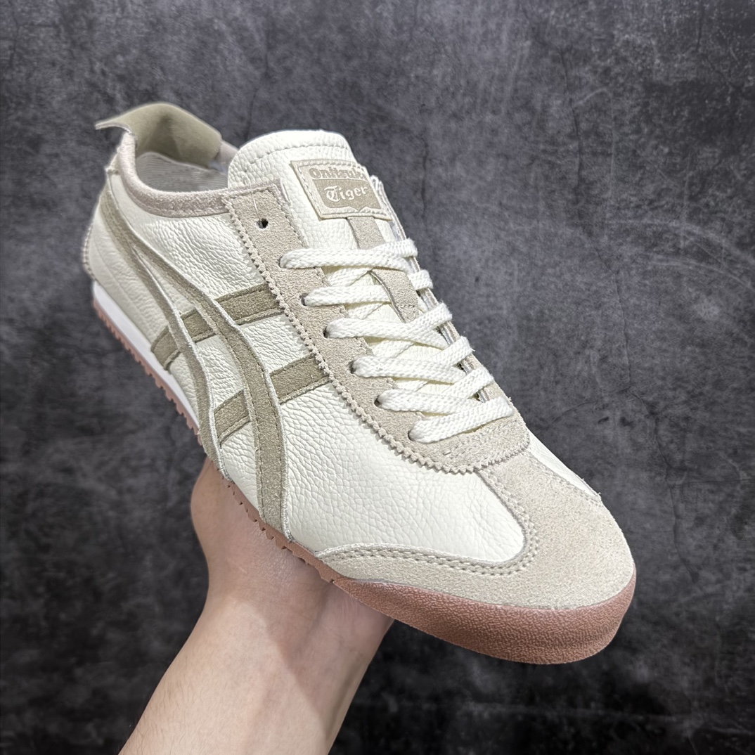 图片[3]-【纯原头层版】Asics Onitsuka Tiger MEXICO 66 亚瑟士鬼冢虎复古经典板鞋n市场王者选手 海外订单工厂出品目前全市场最好的品质没有之一n纯原小羊皮材料 质感柔软度满分n长期生产补货永不断码 超成熟稳定的做工品控 原装全套纸板楦头开发 原汁原味 完美呈现版型私模正确鞋底咬花纹路 一比一鞋头弧度高度鞋身弧度绝不口嗨 细节品控鞋型随意秒杀市面原档咬花纹路私模大底 一个单元有六个三角形总体形拼接呈现花瓣状 官方四联吊牌原装Ortholite轻量化鞋垫 原盒原配 质保卡 说明书 钢印防尘纸 纸板中底带钢印 乳胶组合鞋垫 支持全方位的对比专柜产品从款式颜色造型上体现出追求舒适和细节的完美 鞋类更是推崇手工制作的严谨与完美 融舒适性与可穿性的设计风格 注重细节的完美和别致魅力 既保持稳重 又不失轻松的时尚感  尺码：36 37 37.5 38 39 39.5 40 40.5 41.5 42 42.5 43.5 44 45 编码：NM235260-鞋库