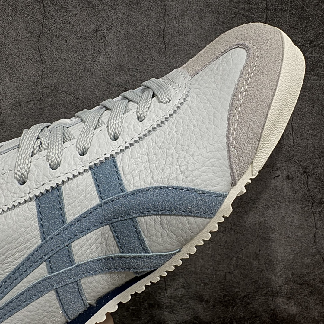 图片[6]-【纯原头层版】Asics Onitsuka Tiger MEXICO 66 亚瑟士鬼冢虎复古经典板鞋n市场王者选手 海外订单工厂出品目前全市场最好的品质没有之一n纯原小羊皮材料 质感柔软度满分n长期生产补货永不断码 超成熟稳定的做工品控 原装全套纸板楦头开发 原汁原味 完美呈现版型私模正确鞋底咬花纹路 一比一鞋头弧度高度鞋身弧度绝不口嗨 细节品控鞋型随意秒杀市面原档咬花纹路私模大底 一个单元有六个三角形总体形拼接呈现花瓣状 官方四联吊牌原装Ortholite轻量化鞋垫 原盒原配 质保卡 说明书 钢印防尘纸 纸板中底带钢印 乳胶组合鞋垫 支持全方位的对比专柜产品从款式颜色造型上体现出追求舒适和细节的完美 鞋类更是推崇手工制作的严谨与完美 融舒适性与可穿性的设计风格 注重细节的完美和别致魅力 既保持稳重 又不失轻松的时尚感  尺码：36 37 37.5 38 39 39.5 40 40.5 41.5 42 42.5 43.5 44 45 编码：NM235260-鞋库