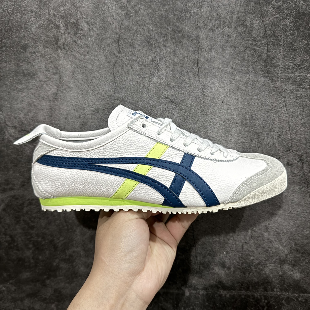 【纯原头层版】Asics Onitsuka Tiger MEXICO 66 亚瑟士鬼冢虎复古经典板鞋n市场王者选手 海外订单工厂出品目前全市场最好的品质没有之一n纯原小羊皮材料 质感柔软度满分n长期生产补货永不断码 超成熟稳定的做工品控 原装全套纸板楦头开发 原汁原味 完美呈现版型私模正确鞋底咬花纹路 一比一鞋头弧度高度鞋身弧度绝不口嗨 细节品控鞋型随意秒杀市面原档咬花纹路私模大底 一个单元有六个三角形总体形拼接呈现花瓣状 官方四联吊牌原装Ortholite轻量化鞋垫 原盒原配 质保卡 说明书 钢印防尘纸 纸板中底带钢印 乳胶组合鞋垫 支持全方位的对比专柜产品从款式颜色造型上体现出追求舒适和细节的完美 鞋类更是推崇手工制作的严谨与完美 融舒适性与可穿性的设计风格 注重细节的完美和别致魅力 既保持稳重 又不失轻松的时尚感  尺码：36 37 37.5 38 39 39.5 40 40.5 41.5 42 42.5 43.5 44 45 编码：NM235260-鞋库