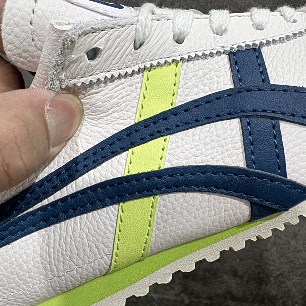 图片[4]-【纯原头层版】Asics Onitsuka Tiger MEXICO 66 亚瑟士鬼冢虎复古经典板鞋n市场王者选手 海外订单工厂出品目前全市场最好的品质没有之一n纯原小羊皮材料 质感柔软度满分n长期生产补货永不断码 超成熟稳定的做工品控 原装全套纸板楦头开发 原汁原味 完美呈现版型私模正确鞋底咬花纹路 一比一鞋头弧度高度鞋身弧度绝不口嗨 细节品控鞋型随意秒杀市面原档咬花纹路私模大底 一个单元有六个三角形总体形拼接呈现花瓣状 官方四联吊牌原装Ortholite轻量化鞋垫 原盒原配 质保卡 说明书 钢印防尘纸 纸板中底带钢印 乳胶组合鞋垫 支持全方位的对比专柜产品从款式颜色造型上体现出追求舒适和细节的完美 鞋类更是推崇手工制作的严谨与完美 融舒适性与可穿性的设计风格 注重细节的完美和别致魅力 既保持稳重 又不失轻松的时尚感  尺码：36 37 37.5 38 39 39.5 40 40.5 41.5 42 42.5 43.5 44 45 编码：NM235260-鞋库