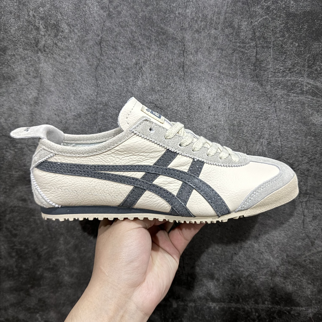 【纯原头层版】Asics Onitsuka Tiger MEXICO 66 亚瑟士鬼冢虎复古经典板鞋n市场王者选手 海外订单工厂出品目前全市场最好的品质没有之一n纯原小羊皮材料 质感柔软度满分n长期生产补货永不断码 超成熟稳定的做工品控 原装全套纸板楦头开发 原汁原味 完美呈现版型私模正确鞋底咬花纹路 一比一鞋头弧度高度鞋身弧度绝不口嗨 细节品控鞋型随意秒杀市面原档咬花纹路私模大底 一个单元有六个三角形总体形拼接呈现花瓣状 官方四联吊牌原装Ortholite轻量化鞋垫 原盒原配 质保卡 说明书 钢印防尘纸 纸板中底带钢印 乳胶组合鞋垫 支持全方位的对比专柜产品从款式颜色造型上体现出追求舒适和细节的完美 鞋类更是推崇手工制作的严谨与完美 融舒适性与可穿性的设计风格 注重细节的完美和别致魅力 既保持稳重 又不失轻松的时尚感  尺码：36 37 37.5 38 39 39.5 40 40.5 41.5 42 42.5 43.5 44 45 编码：NM235260-鞋库