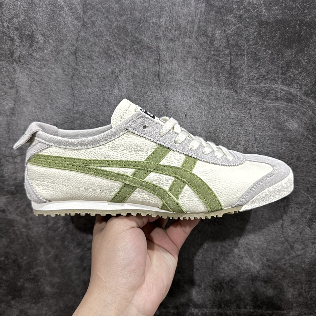 【纯原头层版】Asics Onitsuka Tiger MEXICO 66 亚瑟士鬼冢虎复古经典板鞋n市场王者选手 海外订单工厂出品目前全市场最好的品质没有之一n纯原小羊皮材料 质感柔软度满分n长期生产补货永不断码 超成熟稳定的做工品控 原装全套纸板楦头开发 原汁原味 完美呈现版型私模正确鞋底咬花纹路 一比一鞋头弧度高度鞋身弧度绝不口嗨 细节品控鞋型随意秒杀市面原档咬花纹路私模大底 一个单元有六个三角形总体形拼接呈现花瓣状 官方四联吊牌原装Ortholite轻量化鞋垫 原盒原配 质保卡 说明书 钢印防尘纸 纸板中底带钢印 乳胶组合鞋垫 支持全方位的对比专柜产品从款式颜色造型上体现出追求舒适和细节的完美 鞋类更是推崇手工制作的严谨与完美 融舒适性与可穿性的设计风格 注重细节的完美和别致魅力 既保持稳重 又不失轻松的时尚感  尺码：36 37 37.5 38 39 39.5 40 40.5 41.5 42 42.5 43.5 44 45 编码：NM235260-莆田鞋批发中心