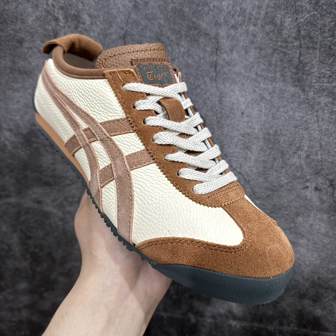 图片[3]-【纯原头层版】Asics Onitsuka Tiger MEXICO 66 亚瑟士鬼冢虎复古经典板鞋n市场王者选手 海外订单工厂出品目前全市场最好的品质没有之一n纯原小羊皮材料 质感柔软度满分n长期生产补货永不断码 超成熟稳定的做工品控 原装全套纸板楦头开发 原汁原味 完美呈现版型私模正确鞋底咬花纹路 一比一鞋头弧度高度鞋身弧度绝不口嗨 细节品控鞋型随意秒杀市面原档咬花纹路私模大底 一个单元有六个三角形总体形拼接呈现花瓣状 官方四联吊牌原装Ortholite轻量化鞋垫 原盒原配 质保卡 说明书 钢印防尘纸 纸板中底带钢印 乳胶组合鞋垫 支持全方位的对比专柜产品从款式颜色造型上体现出追求舒适和细节的完美 鞋类更是推崇手工制作的严谨与完美 融舒适性与可穿性的设计风格 注重细节的完美和别致魅力 既保持稳重 又不失轻松的时尚感  尺码：36 37 37.5 38 39 39.5 40 40.5 41.5 42 42.5 43.5 44 45 编码：NM235260-鞋库