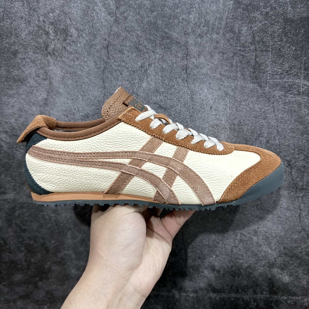 【纯原头层版】Asics Onitsuka Tiger MEXICO 66 亚瑟士鬼冢虎复古经典板鞋n市场王者选手 海外订单工厂出品目前全市场最好的品质没有之一n纯原小羊皮材料 质感柔软度满分n长期生产补货永不断码 超成熟稳定的做工品控 原装全套纸板楦头开发 原汁原味 完美呈现版型私模正确鞋底咬花纹路 一比一鞋头弧度高度鞋身弧度绝不口嗨 细节品控鞋型随意秒杀市面原档咬花纹路私模大底 一个单元有六个三角形总体形拼接呈现花瓣状 官方四联吊牌原装Ortholite轻量化鞋垫 原盒原配 质保卡 说明书 钢印防尘纸 纸板中底带钢印 乳胶组合鞋垫 支持全方位的对比专柜产品从款式颜色造型上体现出追求舒适和细节的完美 鞋类更是推崇手工制作的严谨与完美 融舒适性与可穿性的设计风格 注重细节的完美和别致魅力 既保持稳重 又不失轻松的时尚感  尺码：36 37 37.5 38 39 39.5 40 40.5 41.5 42 42.5 43.5 44 45 编码：NM235260-莆田鞋批发中心