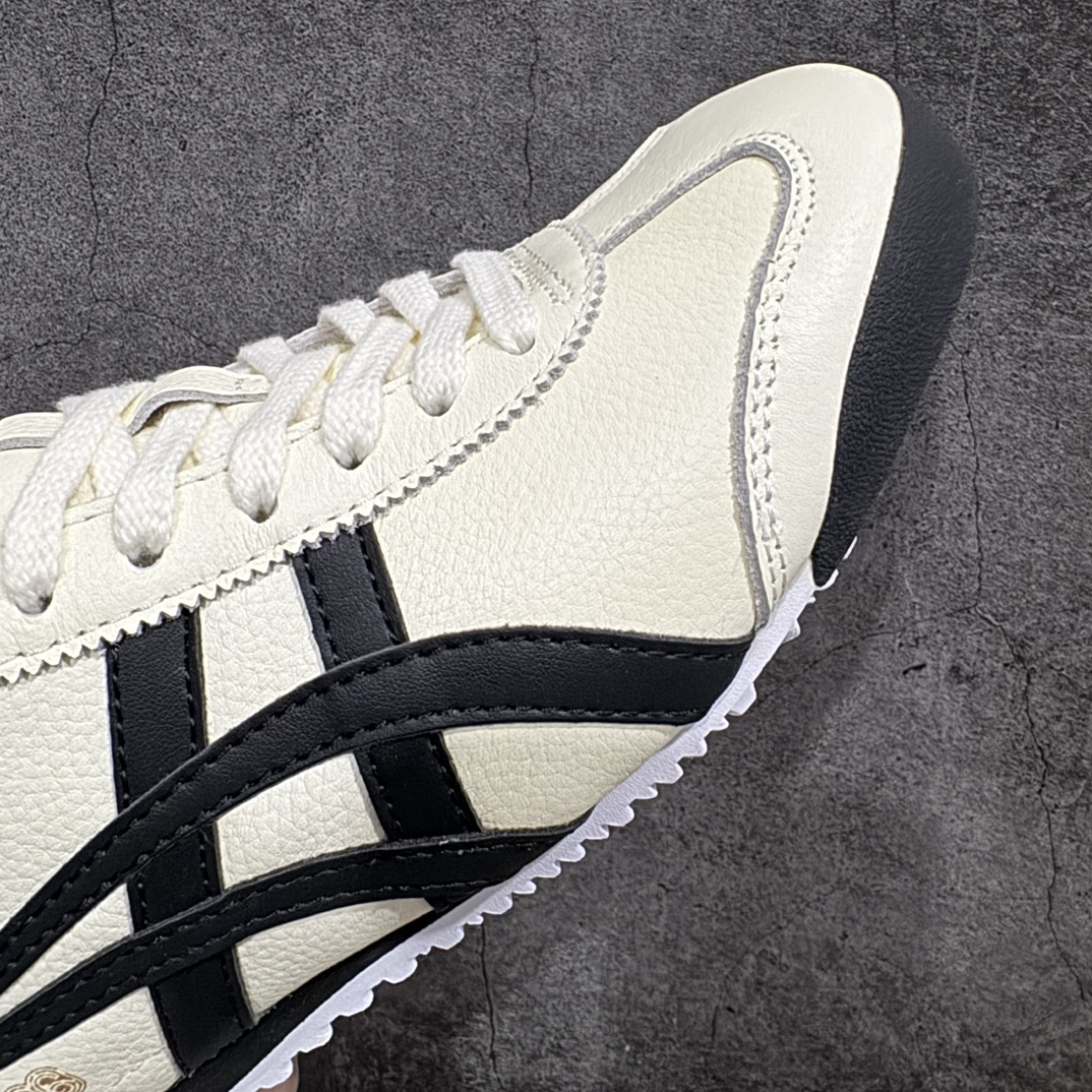 图片[6]-【纯原头层版】Asics Onitsuka Tiger MEXICO 66 亚瑟士鬼冢虎复古经典板鞋n市场王者选手 海外订单工厂出品目前全市场最好的品质没有之一n纯原小羊皮材料 质感柔软度满分n长期生产补货永不断码 超成熟稳定的做工品控 原装全套纸板楦头开发 原汁原味 完美呈现版型私模正确鞋底咬花纹路 一比一鞋头弧度高度鞋身弧度绝不口嗨 细节品控鞋型随意秒杀市面原档咬花纹路私模大底 一个单元有六个三角形总体形拼接呈现花瓣状 官方四联吊牌原装Ortholite轻量化鞋垫 原盒原配 质保卡 说明书 钢印防尘纸 纸板中底带钢印 乳胶组合鞋垫 支持全方位的对比专柜产品从款式颜色造型上体现出追求舒适和细节的完美 鞋类更是推崇手工制作的严谨与完美 融舒适性与可穿性的设计风格 注重细节的完美和别致魅力 既保持稳重 又不失轻松的时尚感  尺码：36 37 37.5 38 39 39.5 40 40.5 41.5 42 42.5 43.5 44 45 编码：NM235260-鞋库