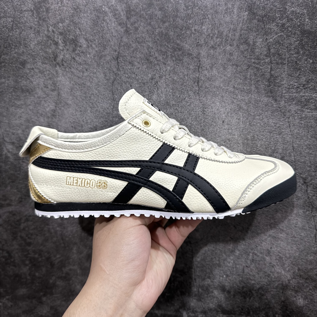 【纯原头层版】Asics Onitsuka Tiger MEXICO 66 亚瑟士鬼冢虎复古经典板鞋n市场王者选手 海外订单工厂出品目前全市场最好的品质没有之一n纯原小羊皮材料 质感柔软度满分n长期生产补货永不断码 超成熟稳定的做工品控 原装全套纸板楦头开发 原汁原味 完美呈现版型私模正确鞋底咬花纹路 一比一鞋头弧度高度鞋身弧度绝不口嗨 细节品控鞋型随意秒杀市面原档咬花纹路私模大底 一个单元有六个三角形总体形拼接呈现花瓣状 官方四联吊牌原装Ortholite轻量化鞋垫 原盒原配 质保卡 说明书 钢印防尘纸 纸板中底带钢印 乳胶组合鞋垫 支持全方位的对比专柜产品从款式颜色造型上体现出追求舒适和细节的完美 鞋类更是推崇手工制作的严谨与完美 融舒适性与可穿性的设计风格 注重细节的完美和别致魅力 既保持稳重 又不失轻松的时尚感  尺码：36 37 37.5 38 39 39.5 40 40.5 41.5 42 42.5 43.5 44 45 编码：NM235260-莆田鞋批发中心