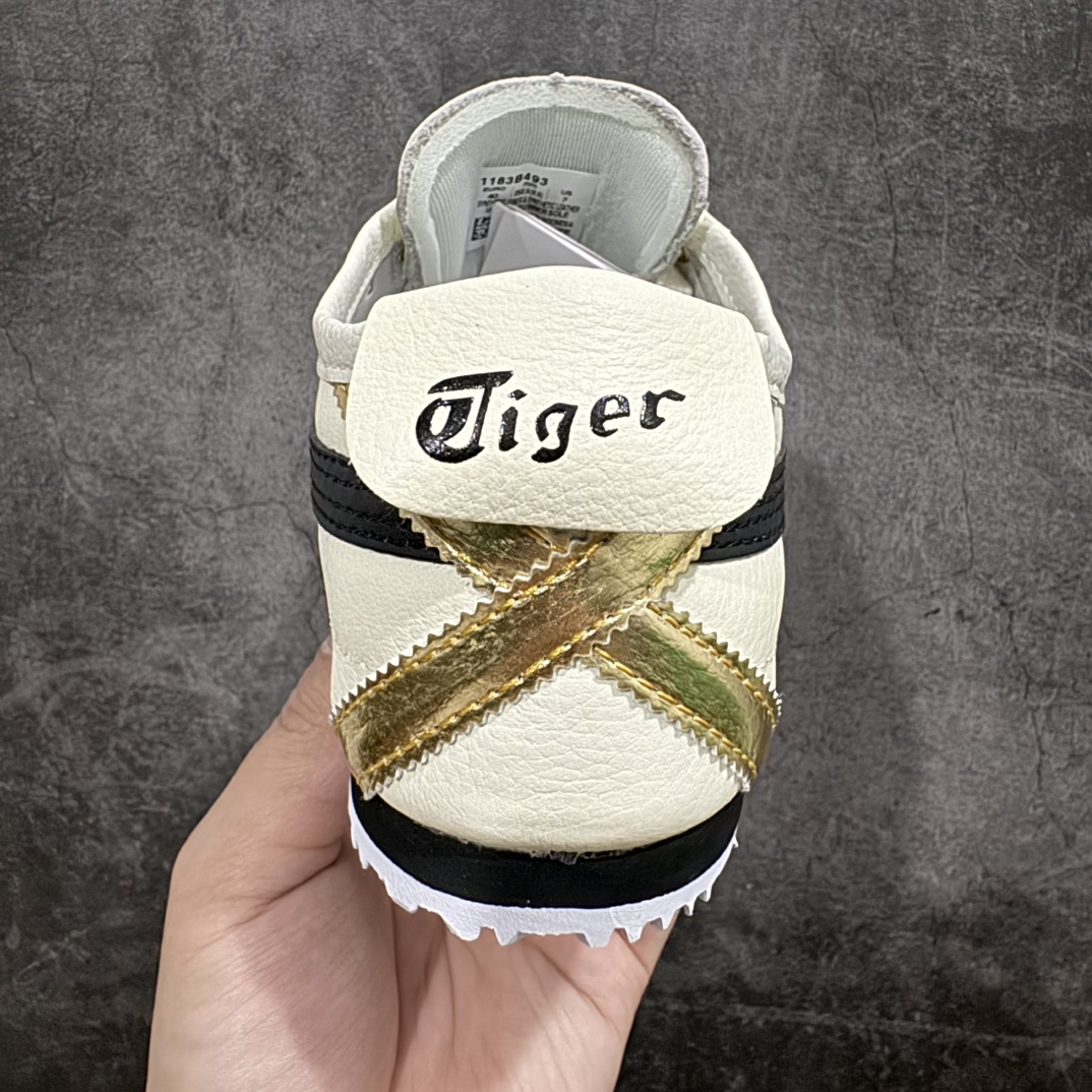 图片[4]-【纯原头层版】Asics Onitsuka Tiger MEXICO 66 亚瑟士鬼冢虎复古经典板鞋n市场王者选手 海外订单工厂出品目前全市场最好的品质没有之一n纯原小羊皮材料 质感柔软度满分n长期生产补货永不断码 超成熟稳定的做工品控 原装全套纸板楦头开发 原汁原味 完美呈现版型私模正确鞋底咬花纹路 一比一鞋头弧度高度鞋身弧度绝不口嗨 细节品控鞋型随意秒杀市面原档咬花纹路私模大底 一个单元有六个三角形总体形拼接呈现花瓣状 官方四联吊牌原装Ortholite轻量化鞋垫 原盒原配 质保卡 说明书 钢印防尘纸 纸板中底带钢印 乳胶组合鞋垫 支持全方位的对比专柜产品从款式颜色造型上体现出追求舒适和细节的完美 鞋类更是推崇手工制作的严谨与完美 融舒适性与可穿性的设计风格 注重细节的完美和别致魅力 既保持稳重 又不失轻松的时尚感  尺码：36 37 37.5 38 39 39.5 40 40.5 41.5 42 42.5 43.5 44 45 编码：NM235260-鞋库