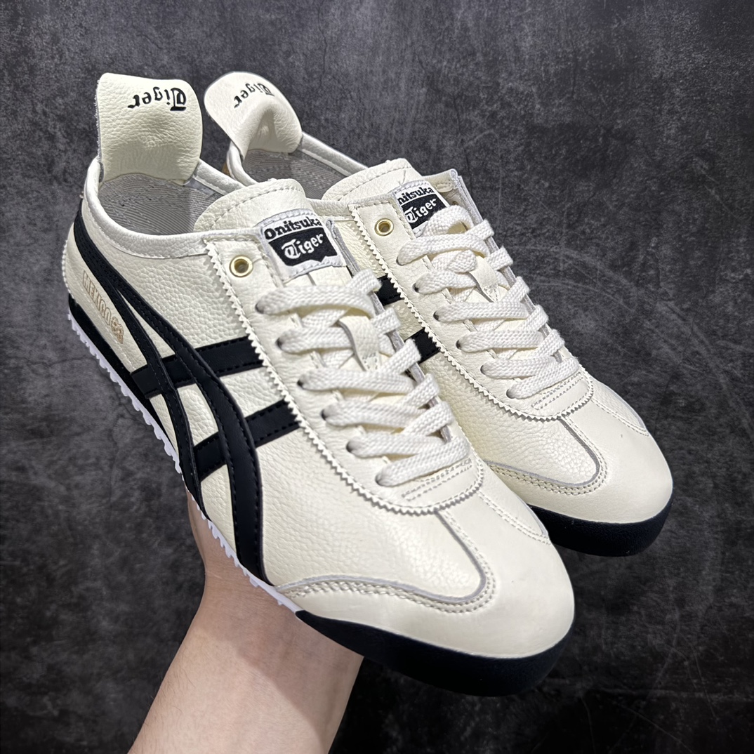 【纯原头层版】Asics Onitsuka Tiger MEXICO 66 亚瑟士鬼冢虎复古经典板鞋n市场王者选手 海外订单工厂出品目前全市场最好的品质没有之一n纯原小羊皮材料 质感柔软度满分n长期生产补货永不断码 超成熟稳定的做工品控 原装全套纸板楦头开发 原汁原味 完美呈现版型私模正确鞋底咬花纹路 一比一鞋头弧度高度鞋身弧度绝不口嗨 细节品控鞋型随意秒杀市面原档咬花纹路私模大底 一个单元有六个三角形总体形拼接呈现花瓣状 官方四联吊牌原装Ortholite轻量化鞋垫 原盒原配 质保卡 说明书 钢印防尘纸 纸板中底带钢印 乳胶组合鞋垫 支持全方位的对比专柜产品从款式颜色造型上体现出追求舒适和细节的完美 鞋类更是推崇手工制作的严谨与完美 融舒适性与可穿性的设计风格 注重细节的完美和别致魅力 既保持稳重 又不失轻松的时尚感  尺码：36 37 37.5 38 39 39.5 40 40.5 41.5 42 42.5 43.5 44 45 编码：NM235260-莆田鞋批发中心