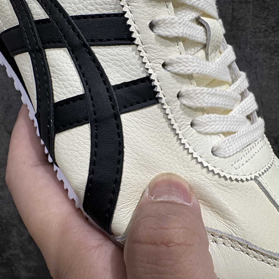 图片[5]-【纯原头层版】Asics Onitsuka Tiger MEXICO 66 亚瑟士鬼冢虎复古经典板鞋n市场王者选手 海外订单工厂出品目前全市场最好的品质没有之一n纯原小羊皮材料 质感柔软度满分n长期生产补货永不断码 超成熟稳定的做工品控 原装全套纸板楦头开发 原汁原味 完美呈现版型私模正确鞋底咬花纹路 一比一鞋头弧度高度鞋身弧度绝不口嗨 细节品控鞋型随意秒杀市面原档咬花纹路私模大底 一个单元有六个三角形总体形拼接呈现花瓣状 官方四联吊牌原装Ortholite轻量化鞋垫 原盒原配 质保卡 说明书 钢印防尘纸 纸板中底带钢印 乳胶组合鞋垫 支持全方位的对比专柜产品从款式颜色造型上体现出追求舒适和细节的完美 鞋类更是推崇手工制作的严谨与完美 融舒适性与可穿性的设计风格 注重细节的完美和别致魅力 既保持稳重 又不失轻松的时尚感  尺码：36 37 37.5 38 39 39.5 40 40.5 41.5 42 42.5 43.5 44 45 编码：NM235260-鞋库