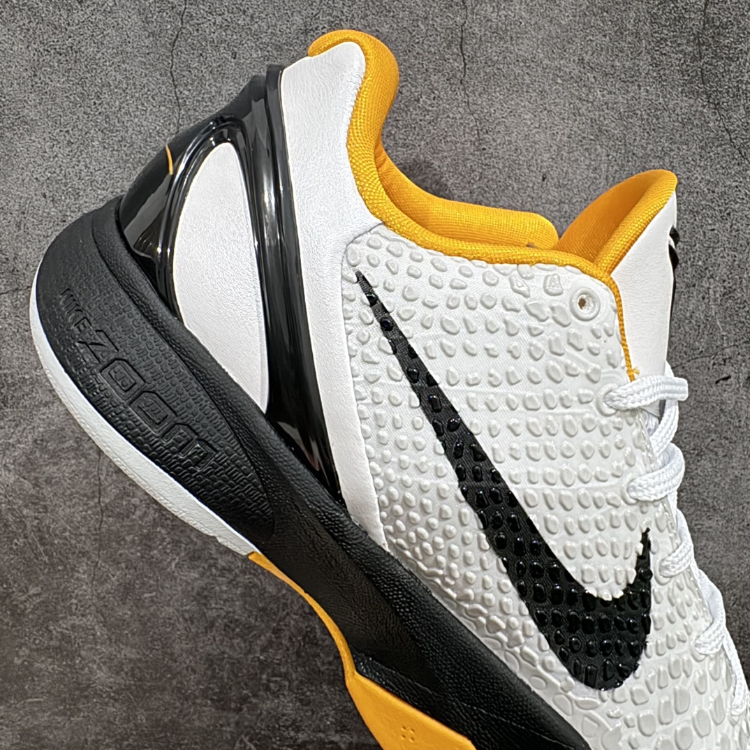 380 【owf外贸版】Nike Kobe 6 Protro 黑黄季后赛 CW2190-100