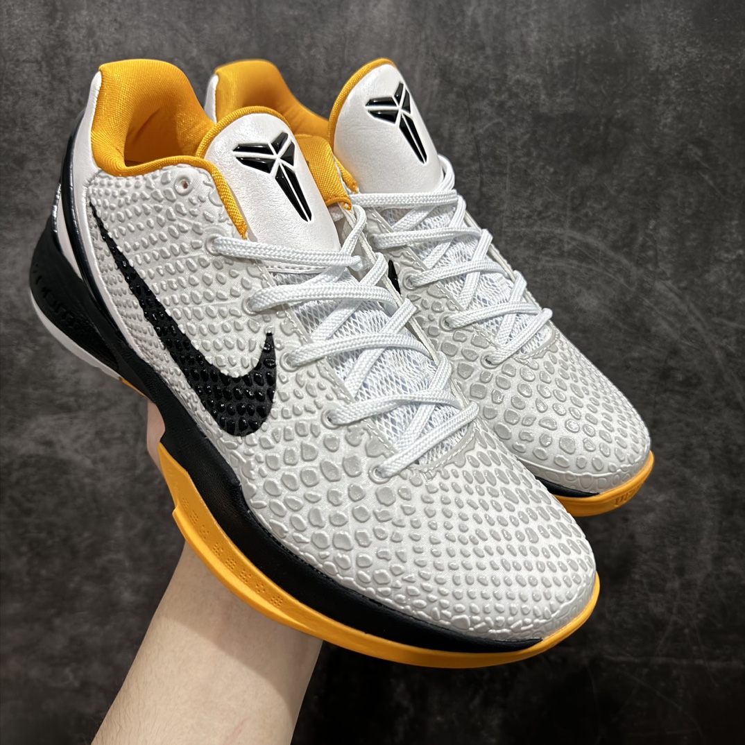 外贸版NikeKobe6Protro黑黄季后赛货号CW2190-100顶级外贸大厂耗时半年开发新配色出货