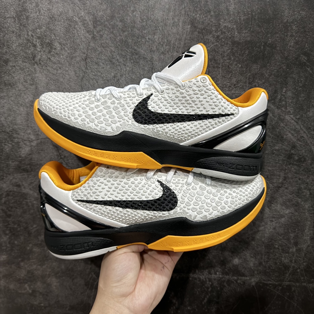 外贸版NikeKobe6Protro黑黄季后赛货号CW2190-100顶级外贸大厂耗时半年开发新配色出货