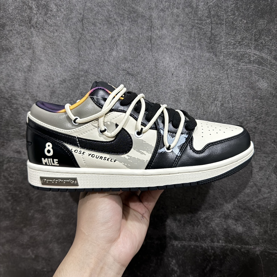 300 【FS礼盒版D！Air Jordan AJ1 Low 熊猫恶作剧-大人物 DQ8422-001