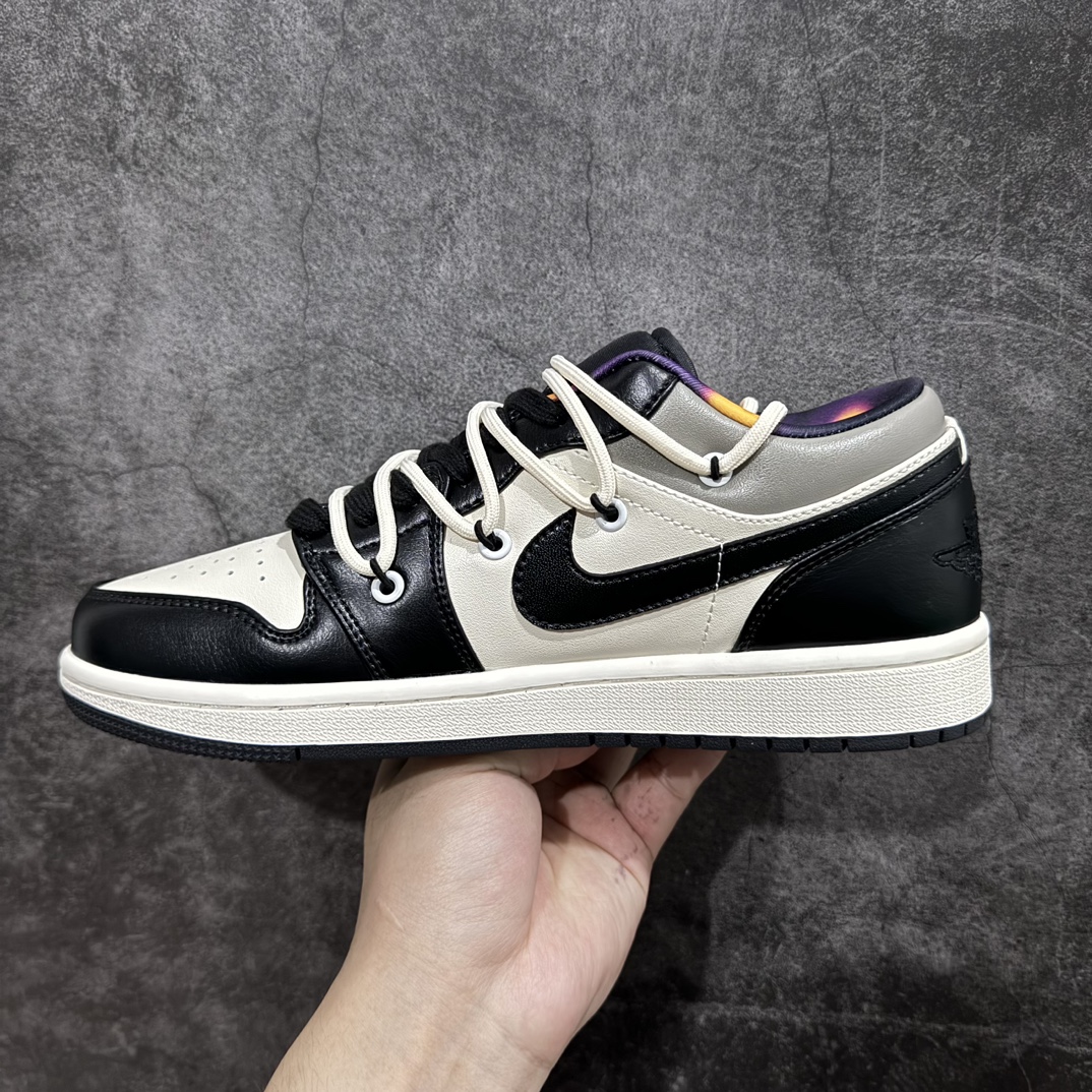 300 【FS礼盒版D！Air Jordan AJ1 Low 熊猫恶作剧-大人物 DQ8422-001