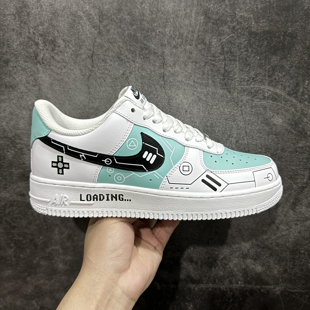 240 Nk Air Force 1’07 Low PS5电玩主题 冰绿 空军一号低帮休闲板鞋 CW2288-114