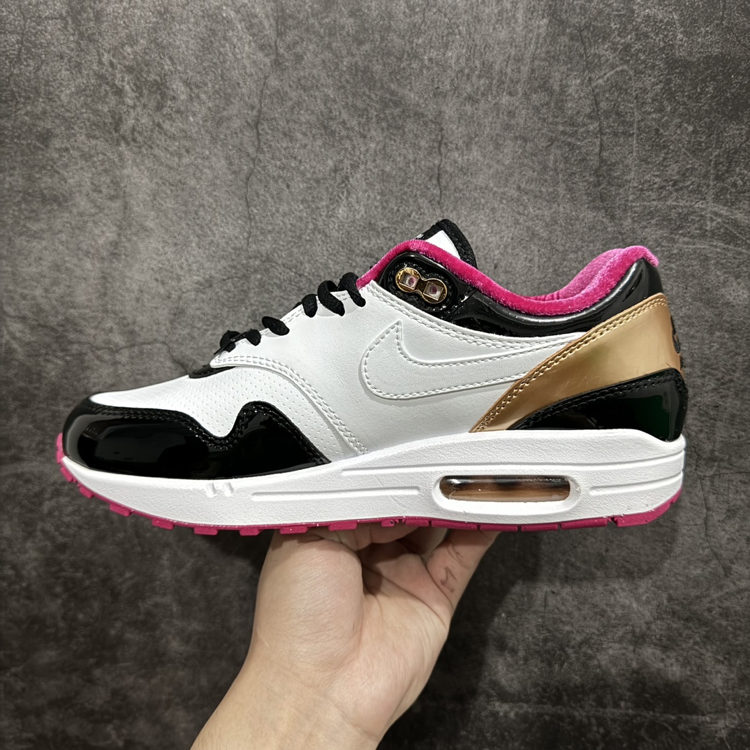 图片[2]-【纯原版】Nike Air Max 1 复刻漆皮黑粉 纯原版本 HJ3966-110nn复古休闲跑步鞋 官方同步上架n真标原盒 原底原面 正确版型原版开发 精准细节 市面最高版本 官方货号：FN4782 100n码数：36 36.5 37.5 38 38.5 39 40 40.5 41 42 42.5 43 44 44.5 45 46 47 编码：LDS280300-鞋库