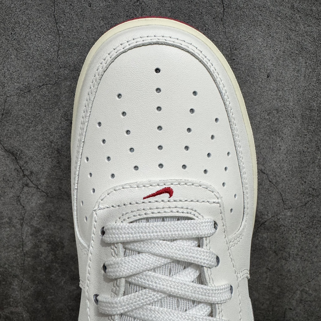 图片[5]-【纯原HY版本】Nike Air Force 1’07 Low\”White Blue\”空军一号经典低帮百搭休闲运动板鞋“皮革白红电绣钩子”n原装级别 原楦头原纸板 打造纯正空军版型专注外贸渠道 全掌内置蜂窝气垫 原盒配件 原厂中底钢印、拉帮完美货号：FV0392-100 尺码：36 36.5 37.5 38 38.5 39 40 40.5 41 42 42.5 43 44 44.5 45 46 编码：LF250260-莆田鞋批发中心