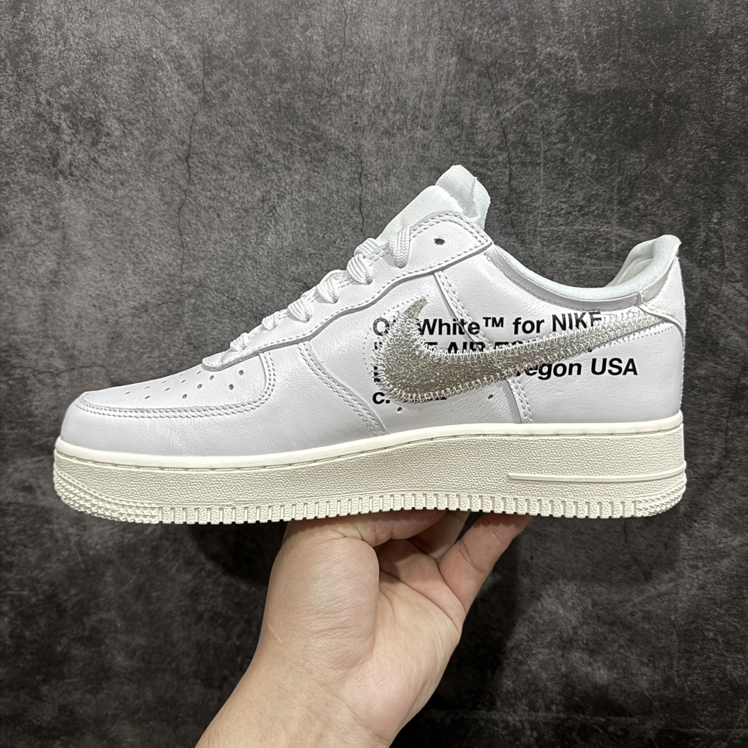 图片[2]-【YH版本】 Off-White x NK Air Force 1 Low空军一号低帮OW联名白银勾 货号：AO4297-100  尺码：39 40 40.5 41 42 42.5 43 44 44.5 45 46 47.5 编码：DF350380-鞋库