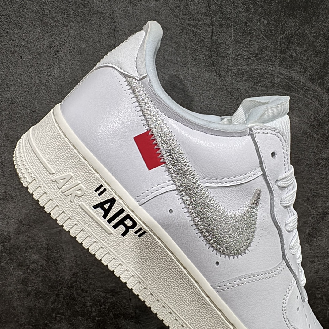 图片[7]-【YH版本】 Off-White x NK Air Force 1 Low空军一号低帮OW联名白银勾 货号：AO4297-100  尺码：39 40 40.5 41 42 42.5 43 44 44.5 45 46 47.5 编码：DF350380-鞋库